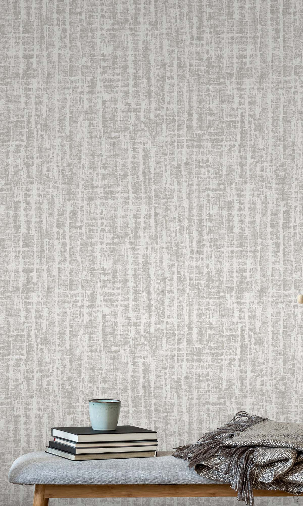 Dove Mini-geo Textured Print Wallpaper R10336