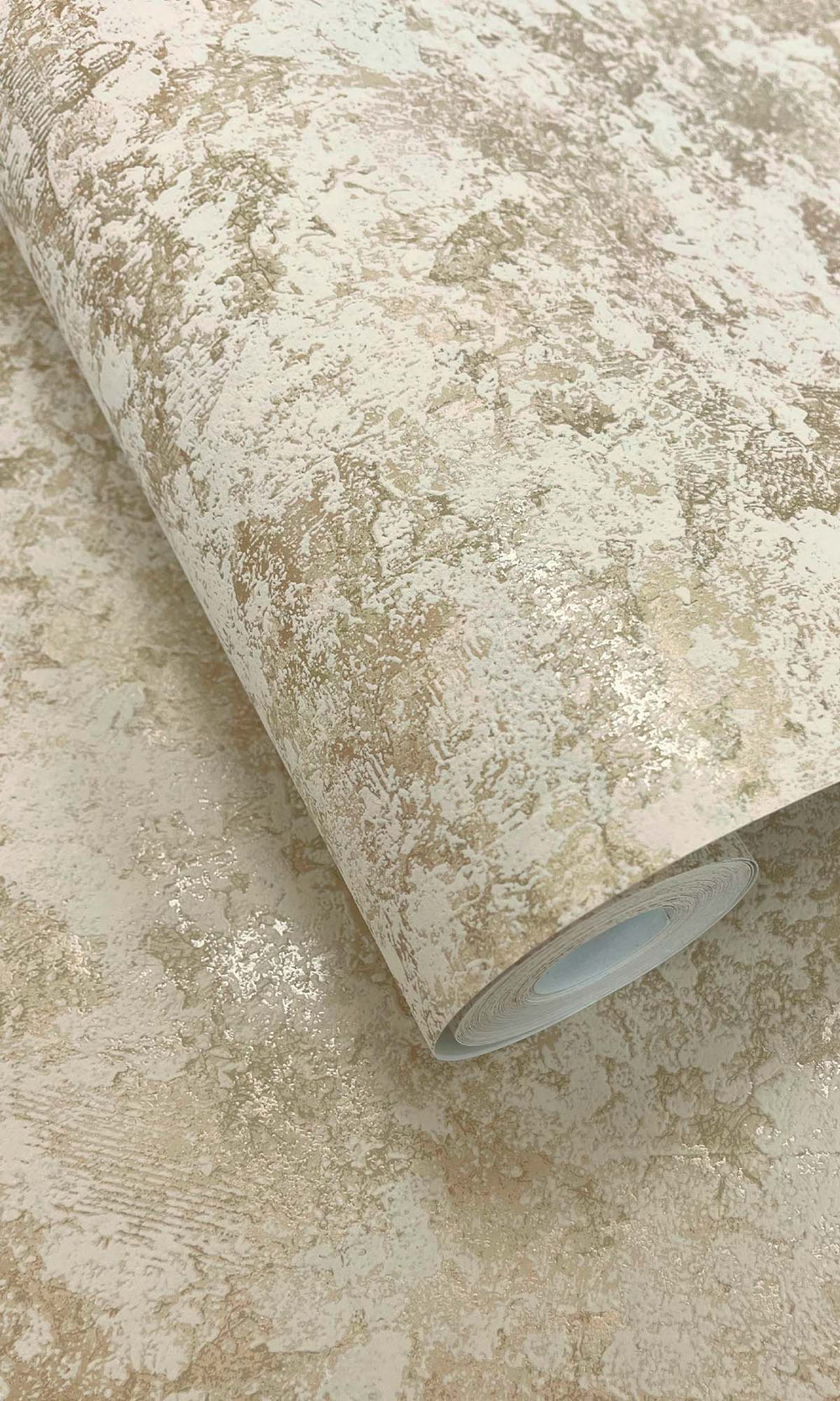 Cream Faux Plaster Effect Wallpaper R10338