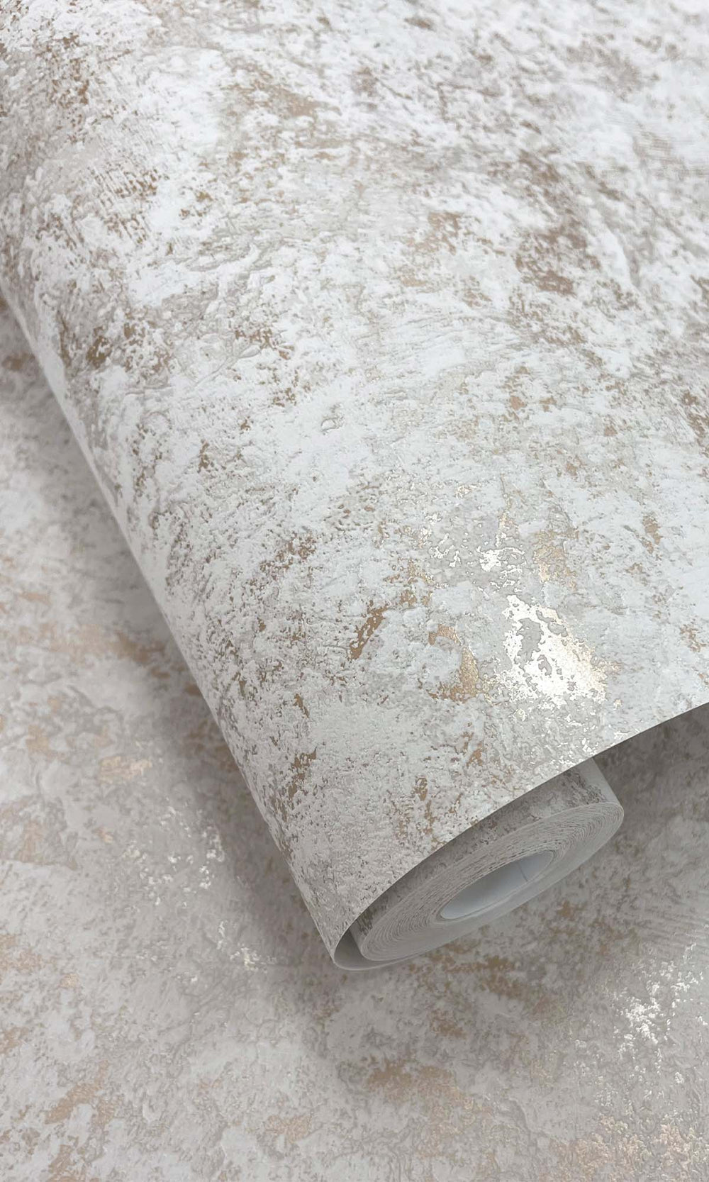 Dove Faux Plaster Effect Wallpaper R10339