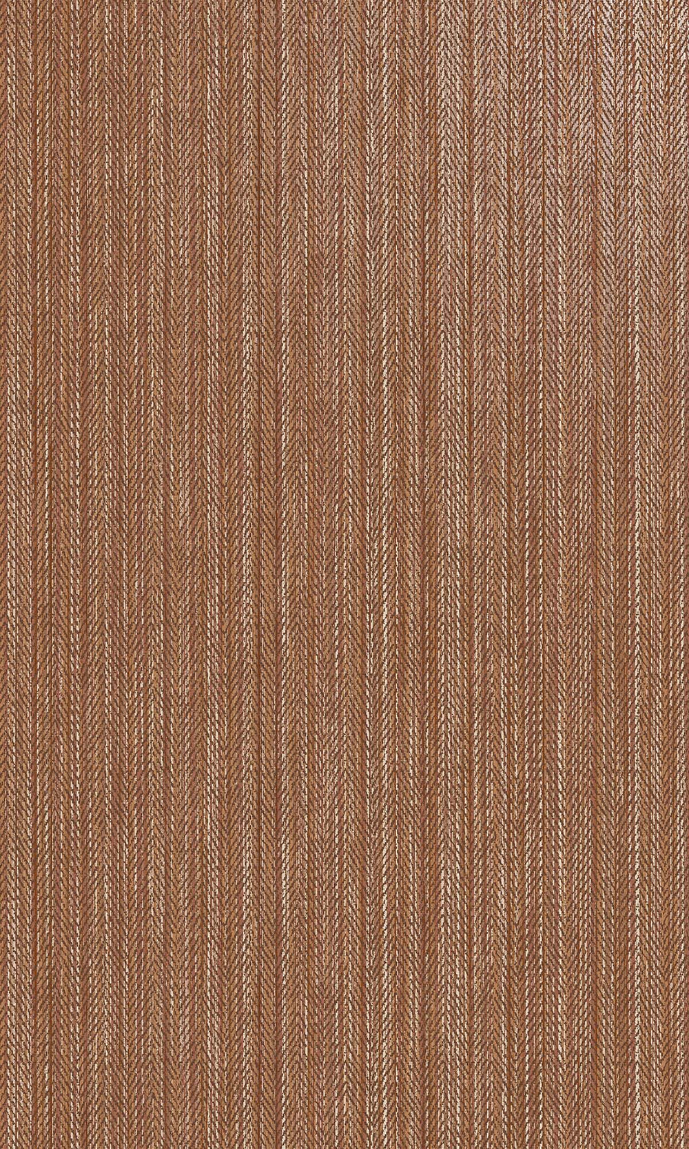 Rust Metallic Acrylic Chevron Print Wallpaper R10341