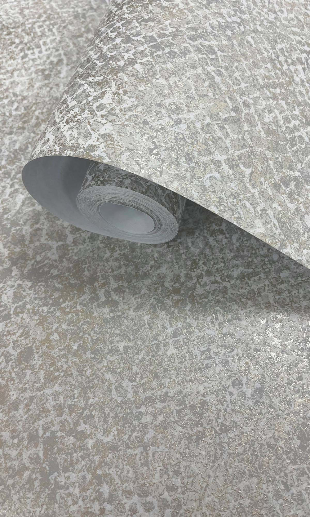 Grey Textured Faux Snakeskin Wallpaper R10345