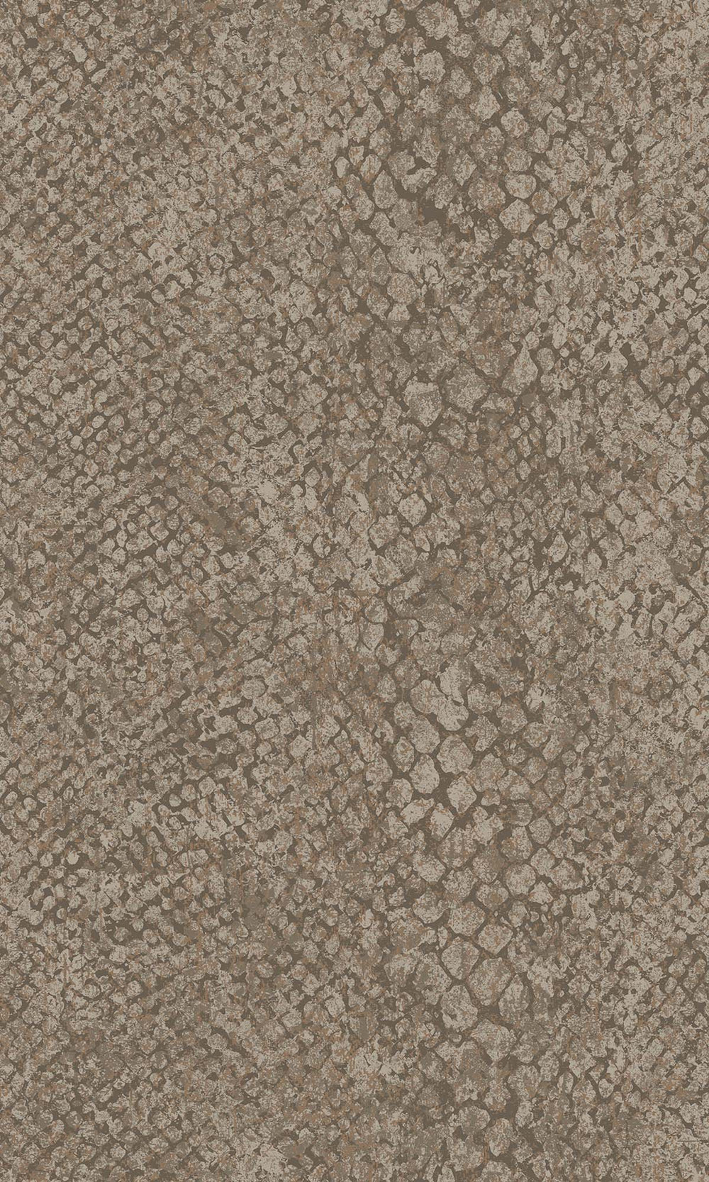 Taupe Textured Faux Snakeskin Wallpaper R10346