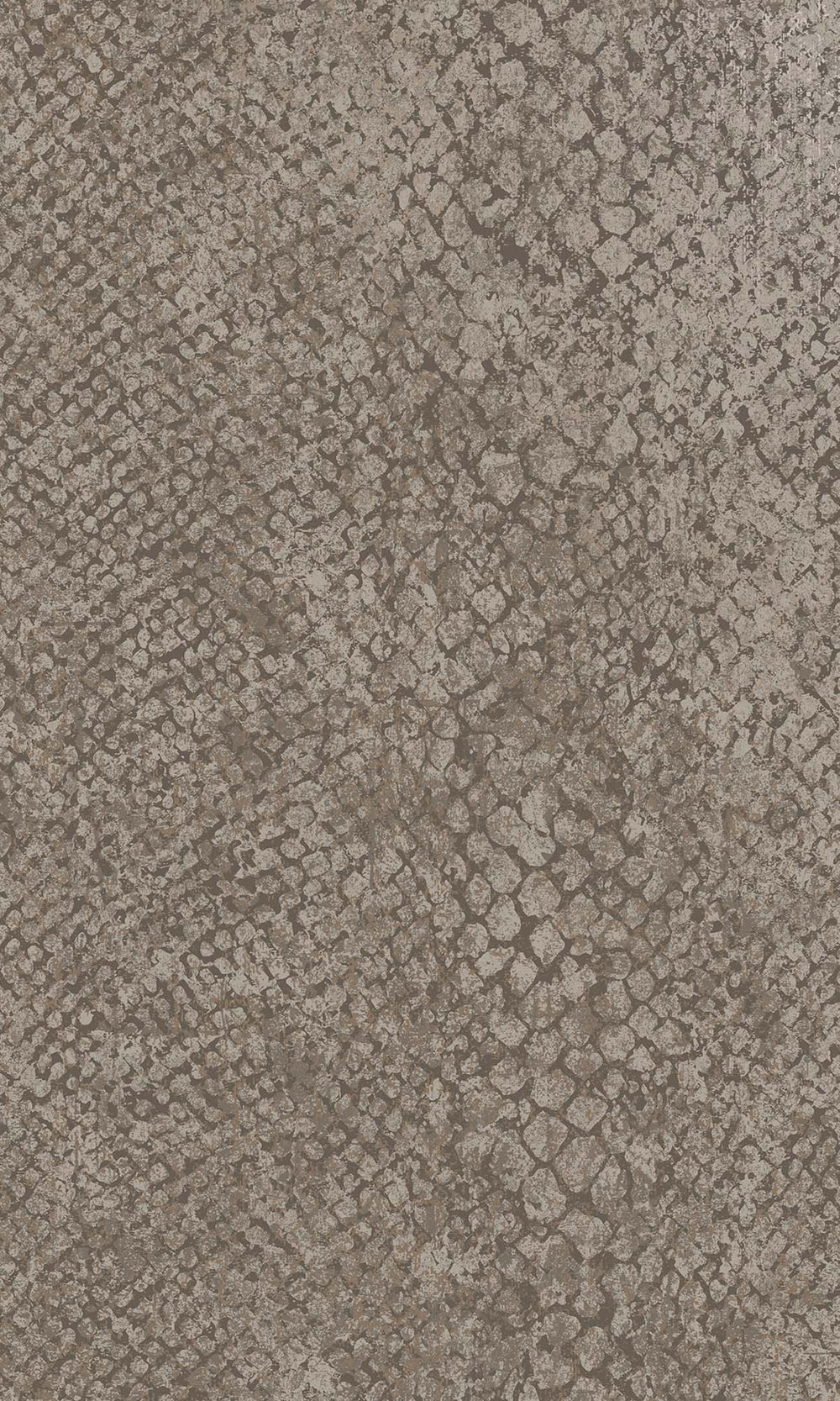 Taupe Textured Faux Snakeskin Wallpaper R10346