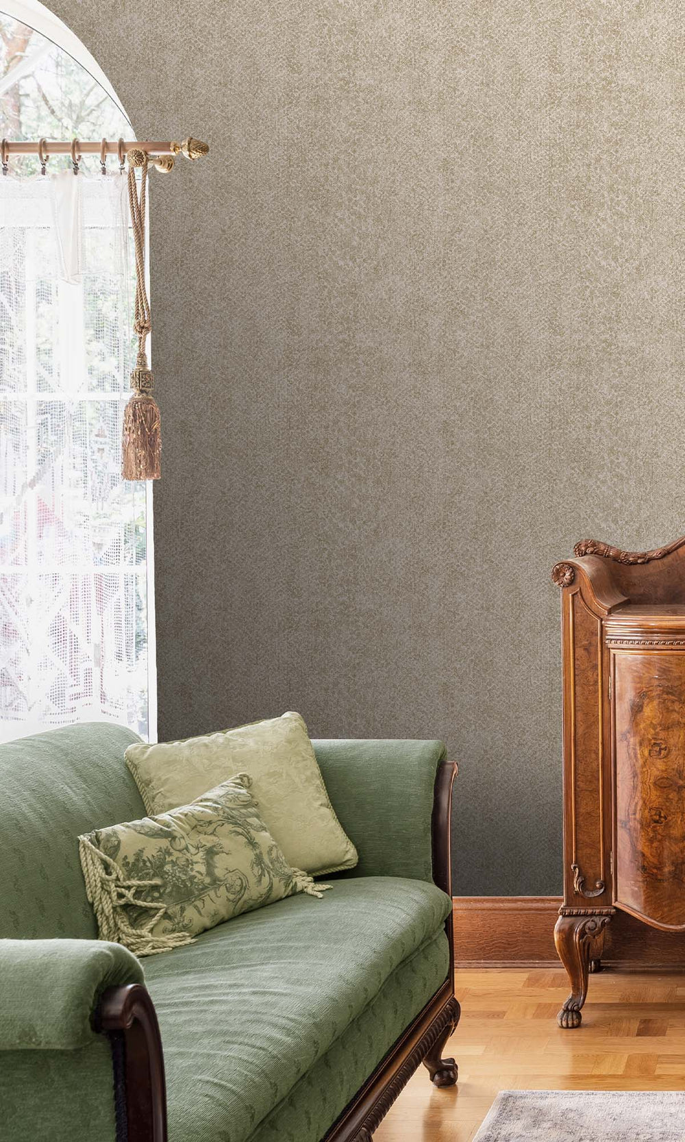 Cream Textured Faux Snakeskin Wallpaper R10348