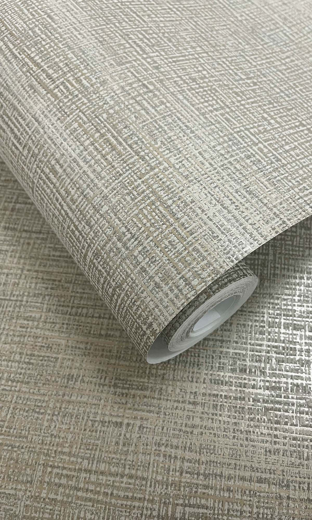 Grey Textured Faux Acrylic Wallpaper R10351