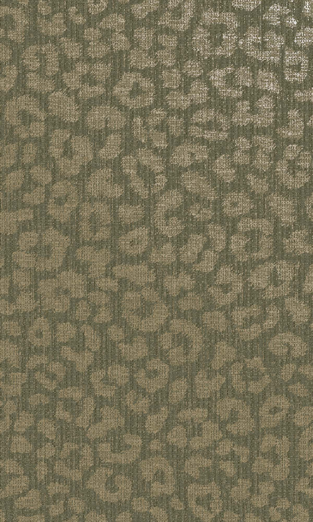 Moss Green Faux Leopard Print Wallpaper R10356