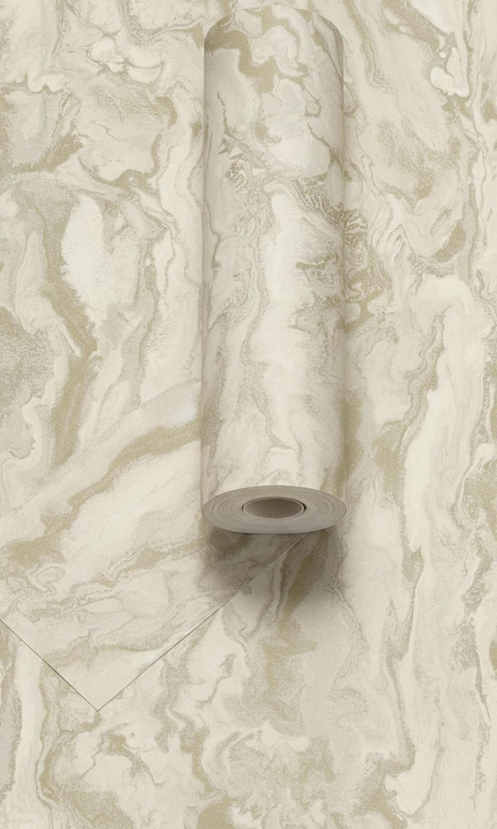 Cream Faux Marble Effect Wallpaper R10365