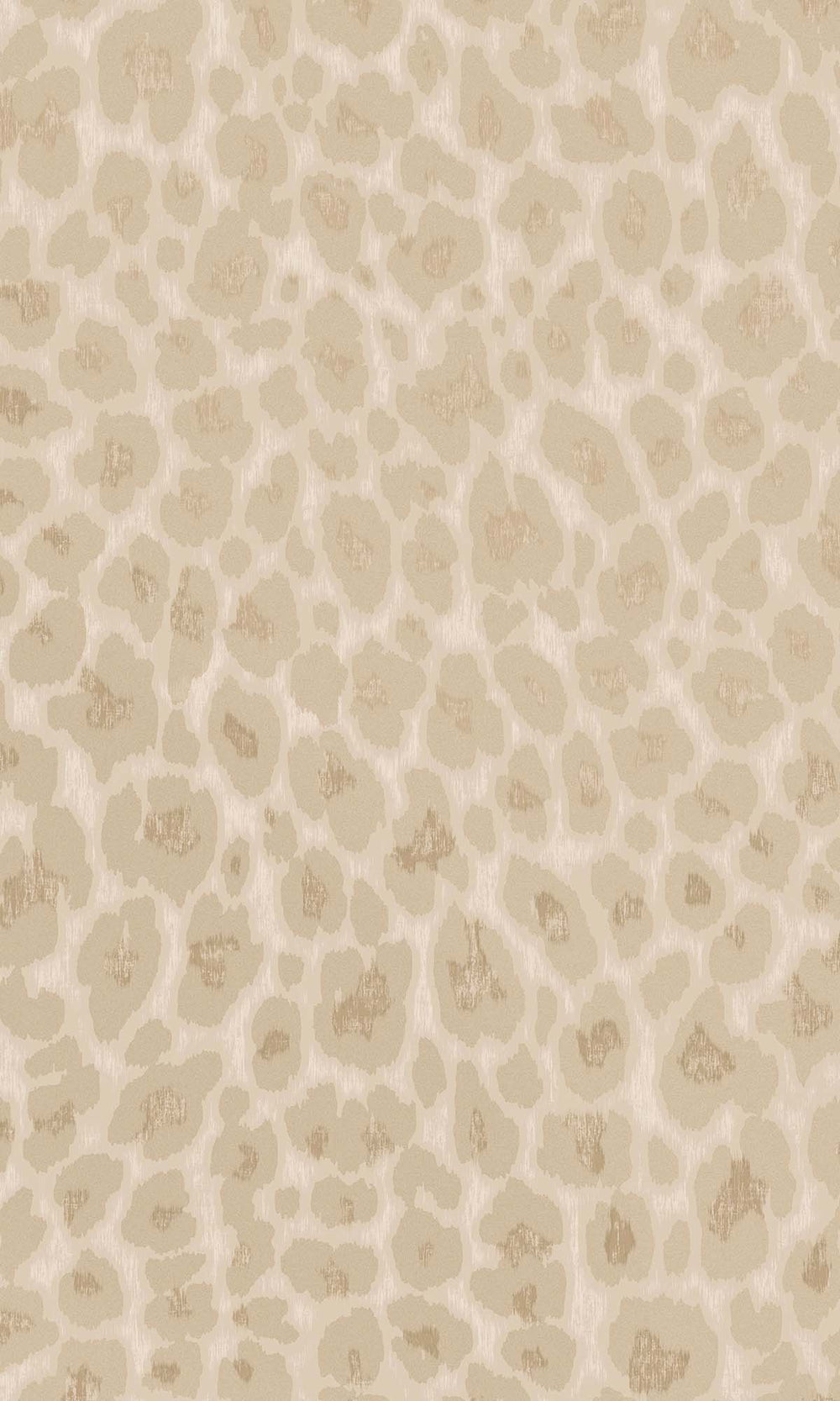Cream Beaded Leopard Print Wallpaper R10368