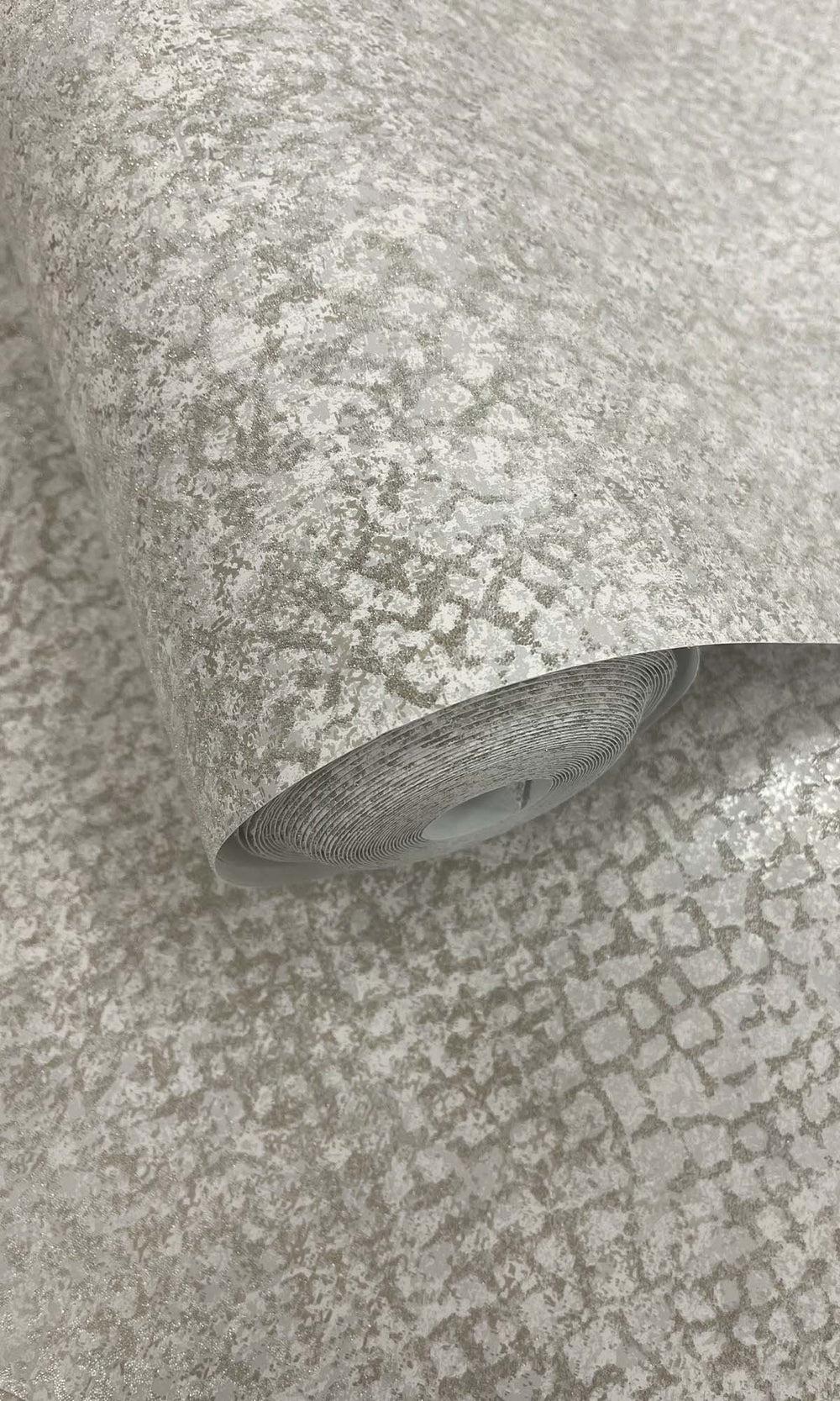 Dove Beaded Faux Snakeskin Wallpaper R10371