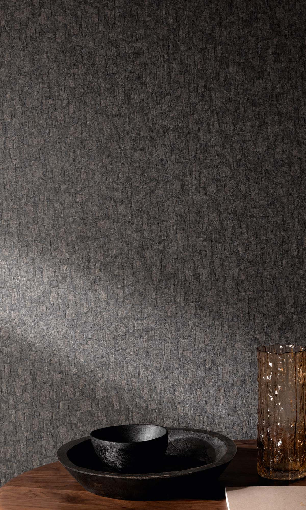 Desert Khaki Brushed Blocks Wallpaper R10375