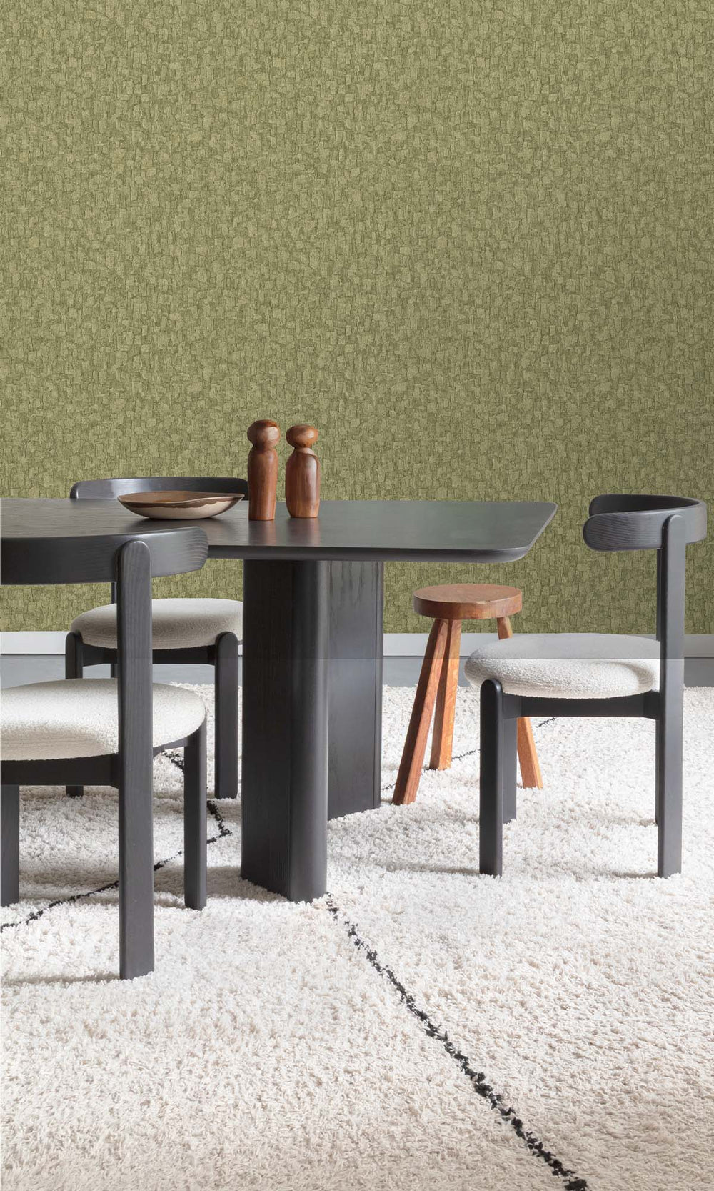 Cardamom Brushed Blocks Wallpaper R10376