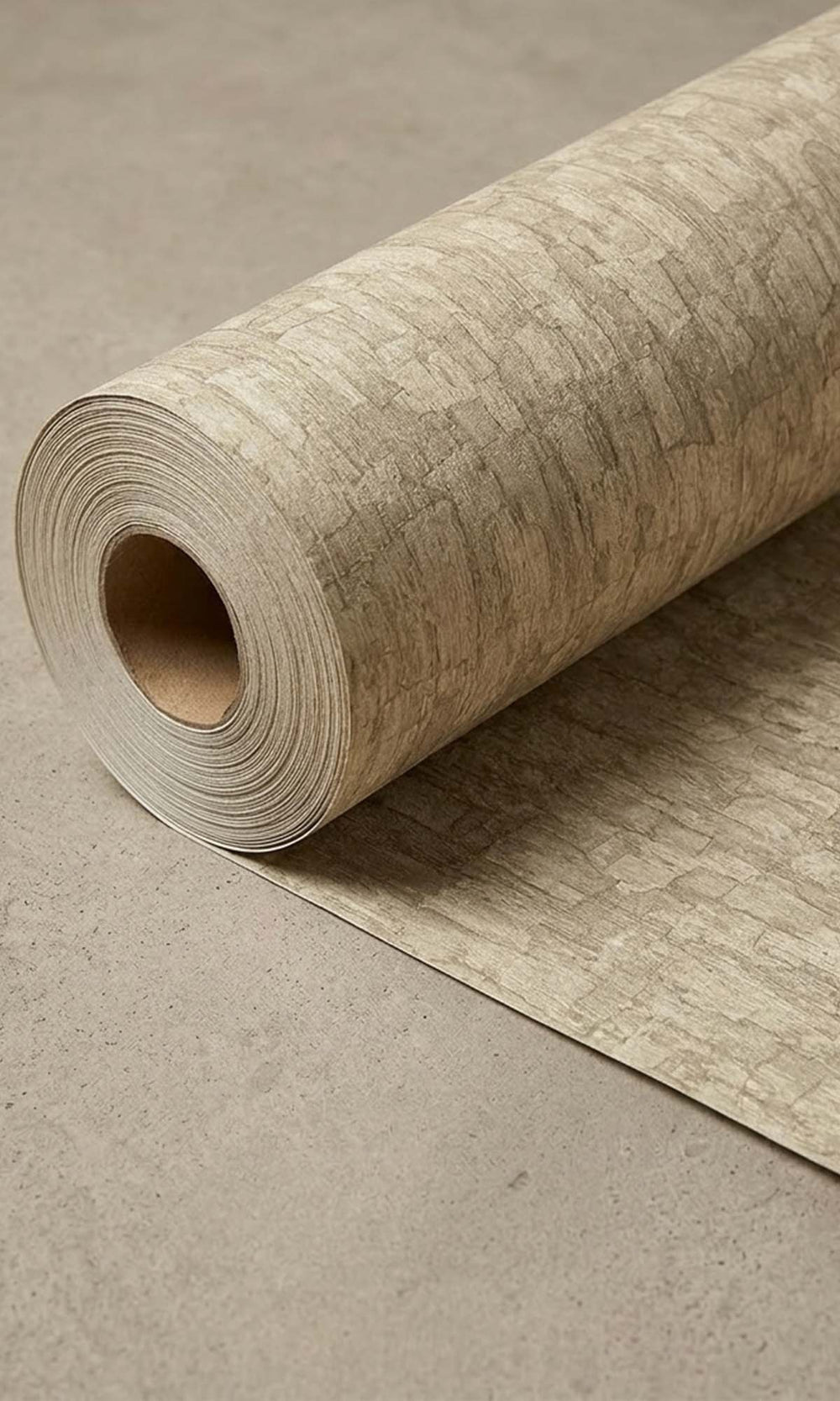 Frosted Almond Brushed Blocks Wallpaper R10377