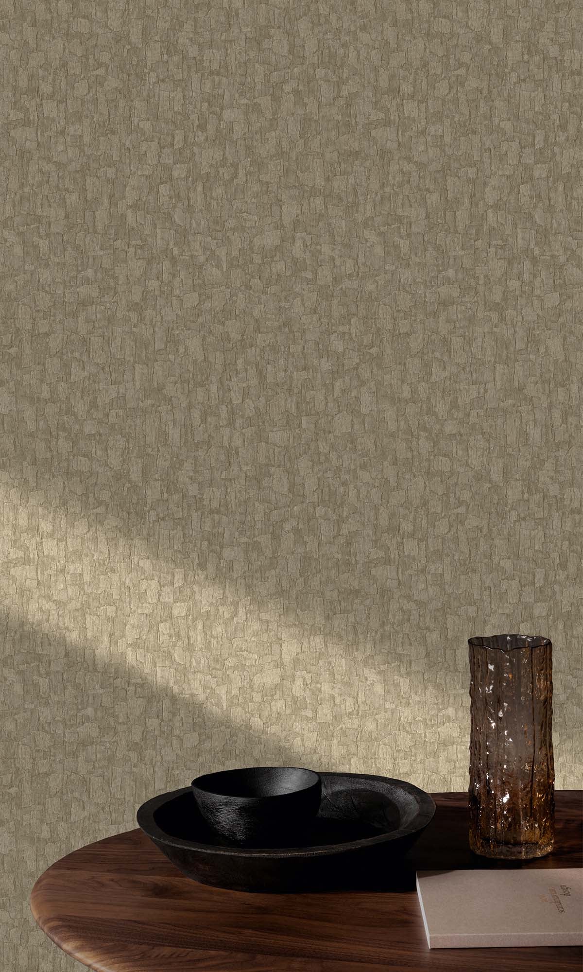 Frosted Almond Brushed Blocks Wallpaper R10377