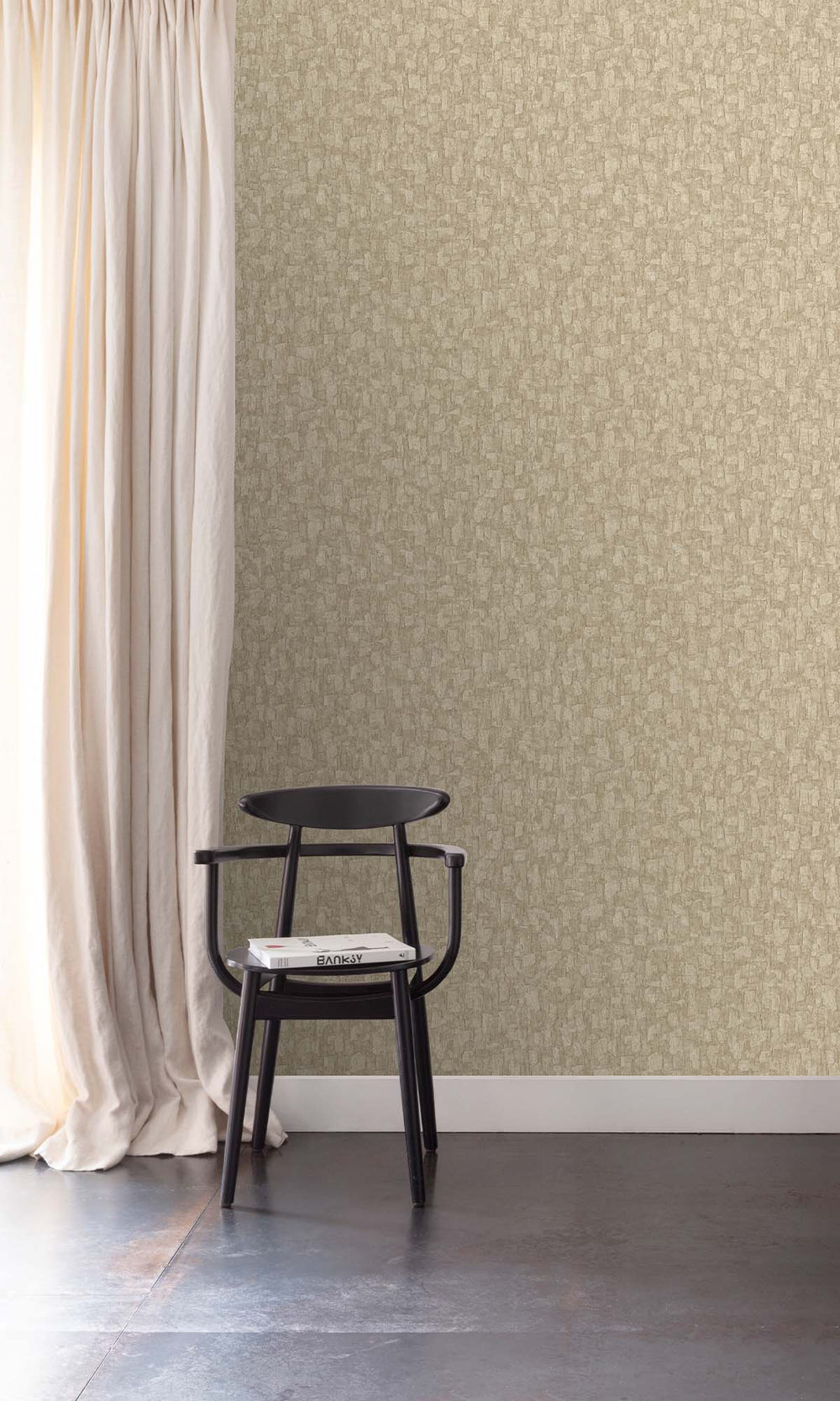 Biscotti Brushed Blocks Wallpaper R10380
