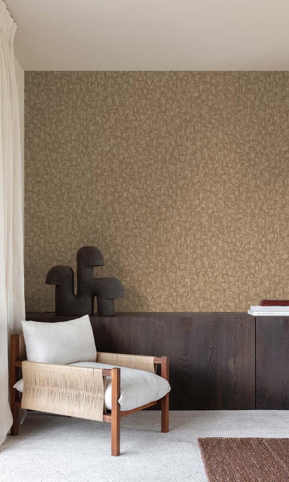 Corkboard Brushed Blocks Wallpaper R10382