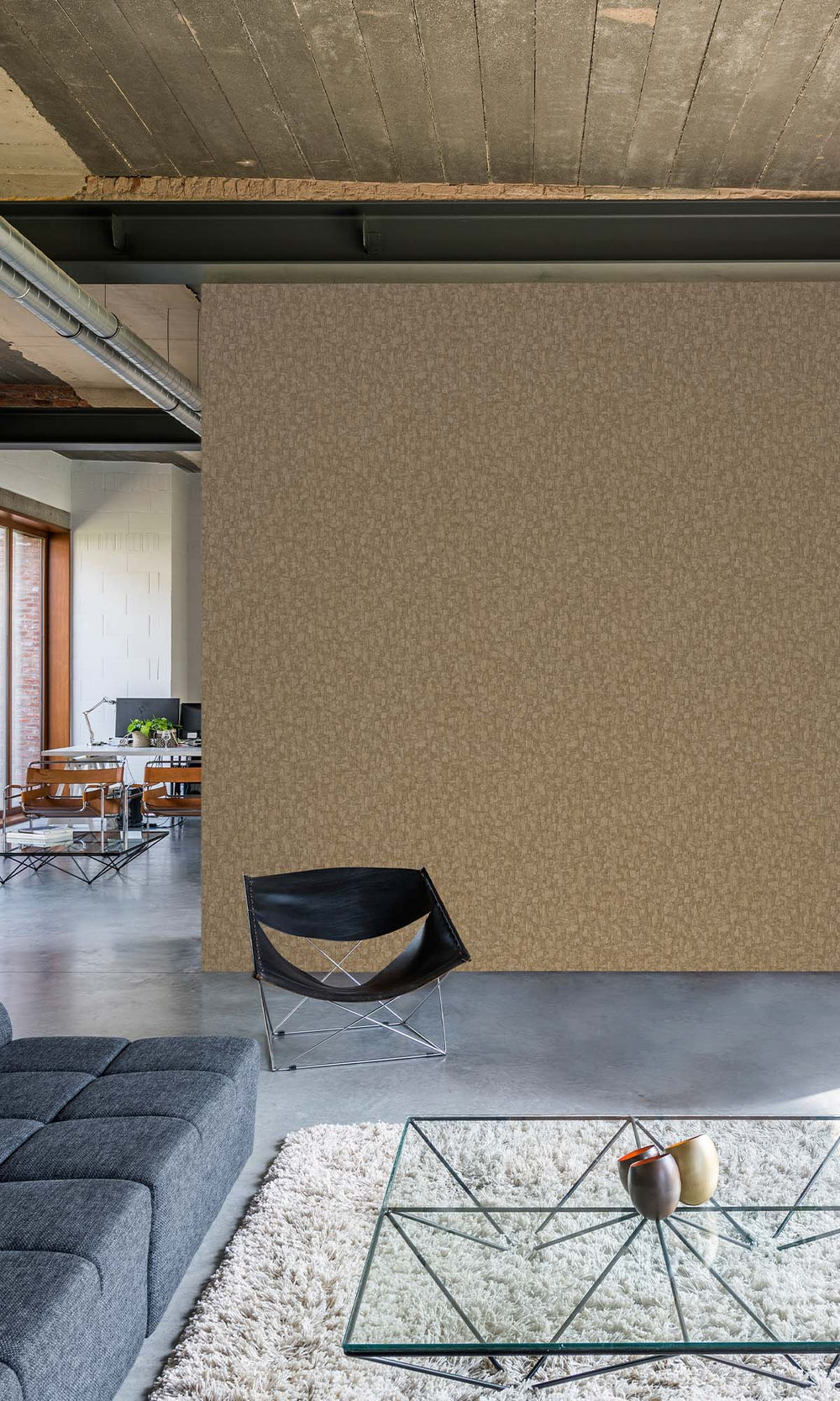 Corkboard Brushed Blocks Wallpaper R10382