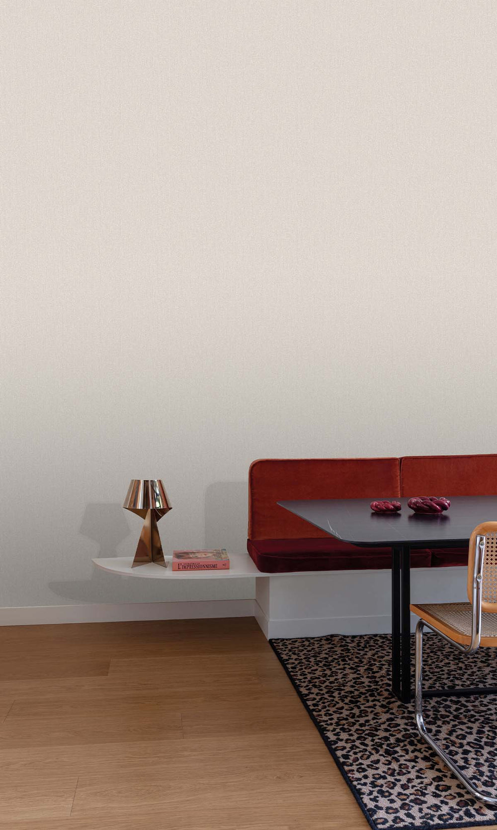Thistle Grey Faux Linen Weave Wallpaper R10384