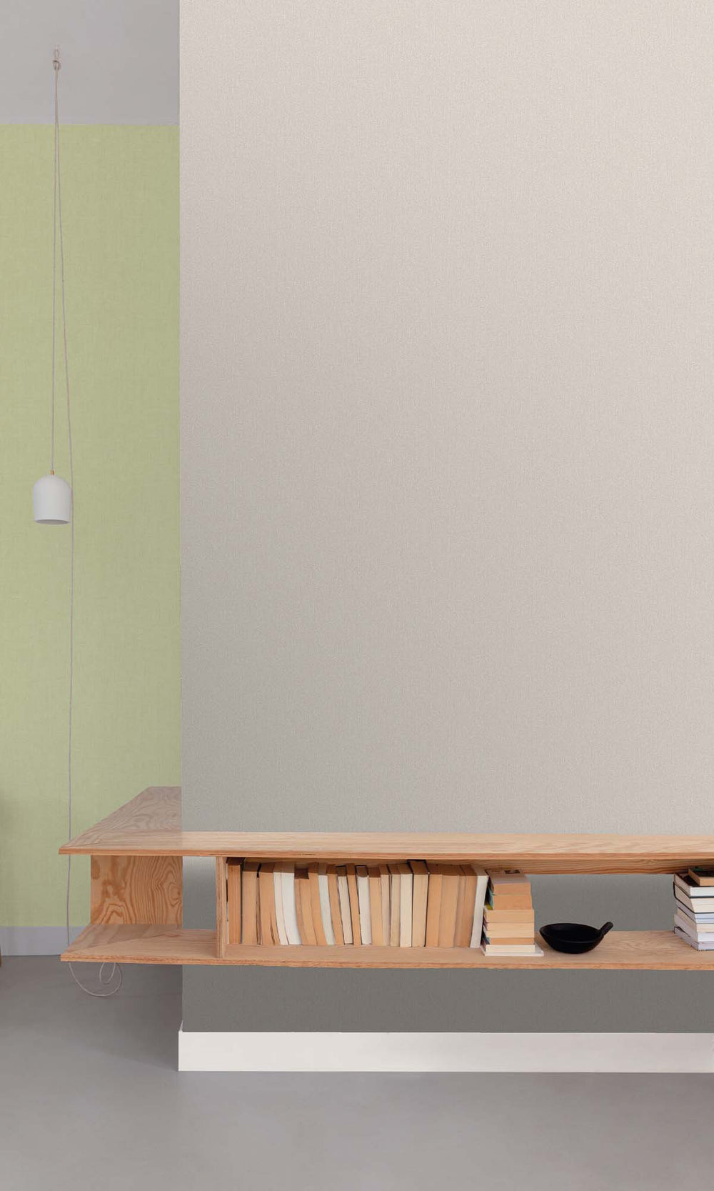 Thistle Grey Faux Linen Weave Wallpaper R10384
