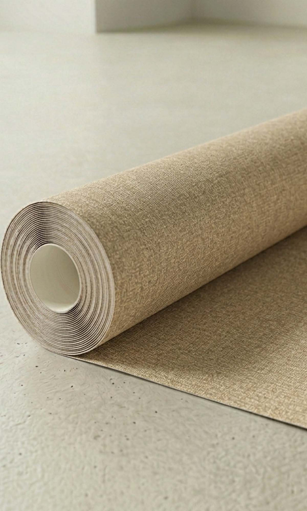 Reed Yellow Faux Linen Weave Wallpaper R10393