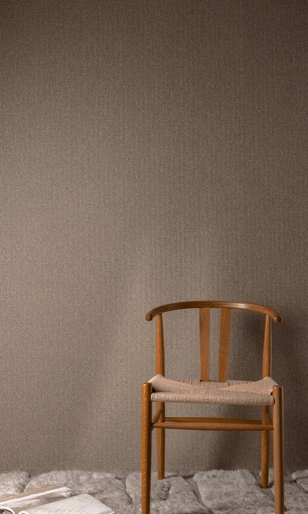Nile Clay Faux Linen Weave Wallpaper R10394
