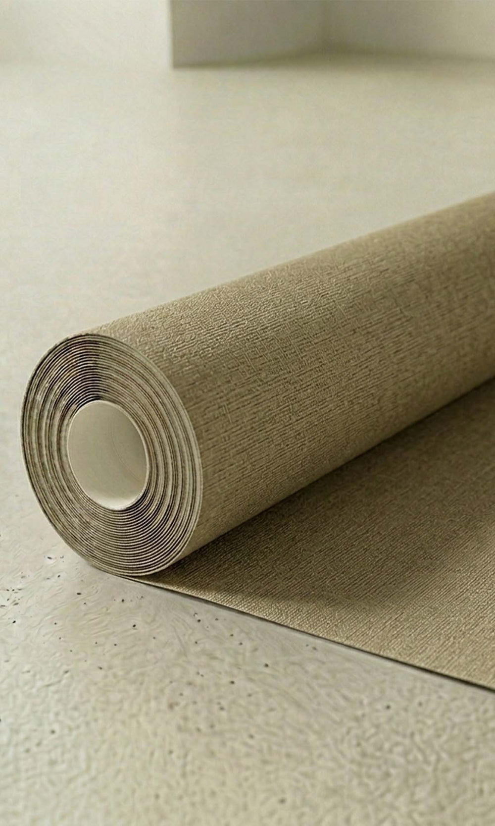 Olive Wood Faux Hessian Weave Wallpaper R10397