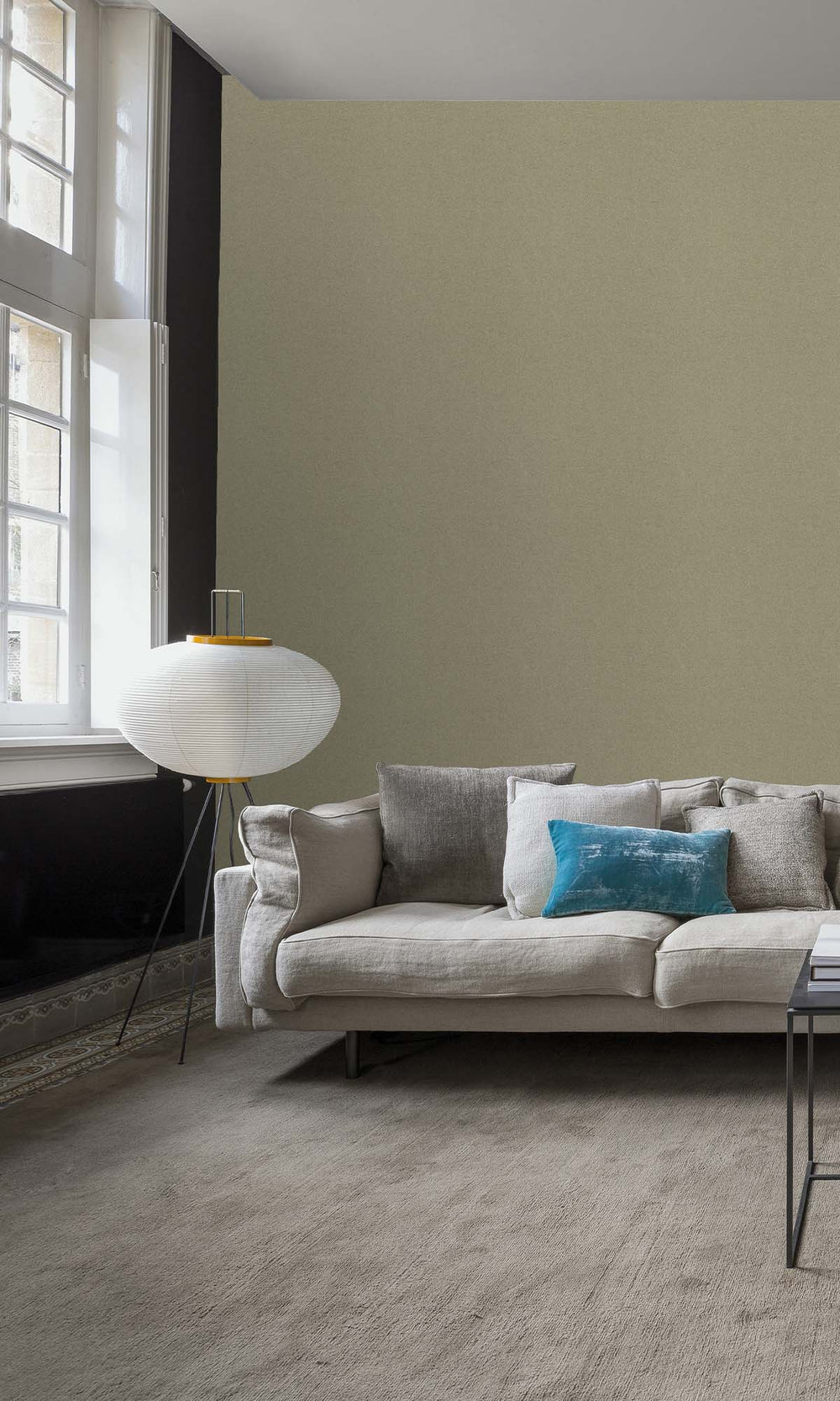 Autumn Laurel Faux Hessian Weave Wallpaper R10398