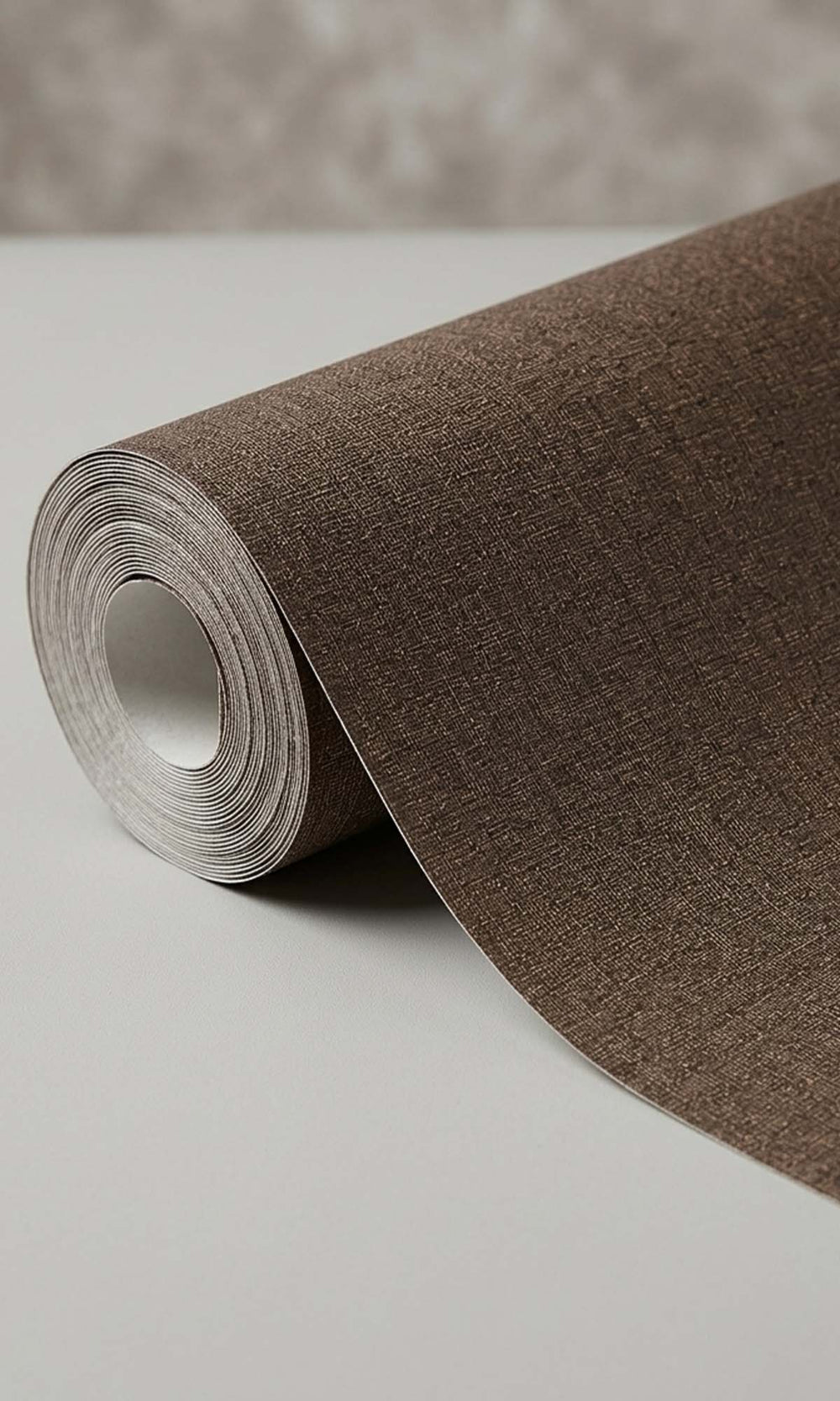 Antique Brown Faux Hessian Weave Wallpaper R10399