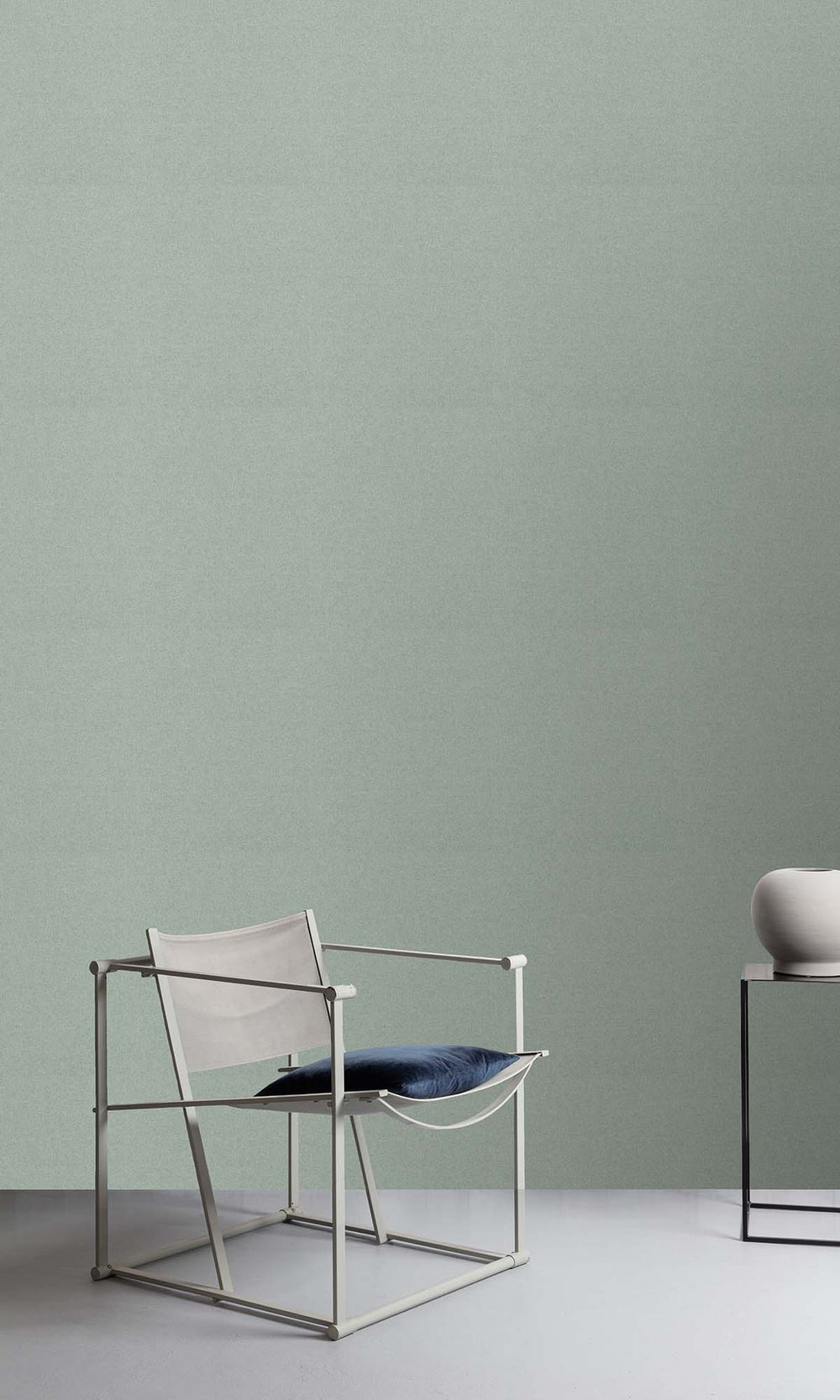 Mossa Blue Faux Hessian Weave Wallpaper R10400