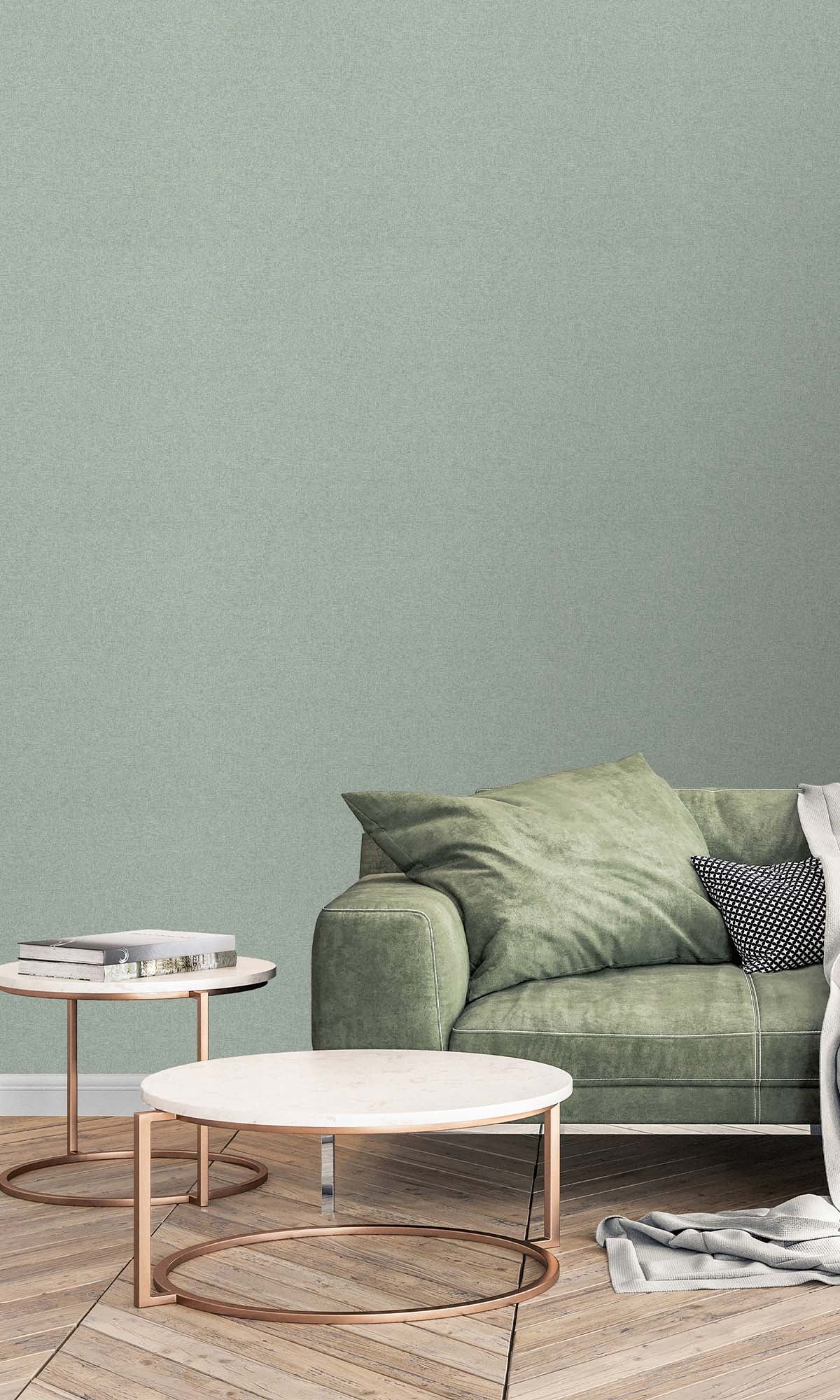 Mossa Blue Faux Hessian Weave Wallpaper R10400