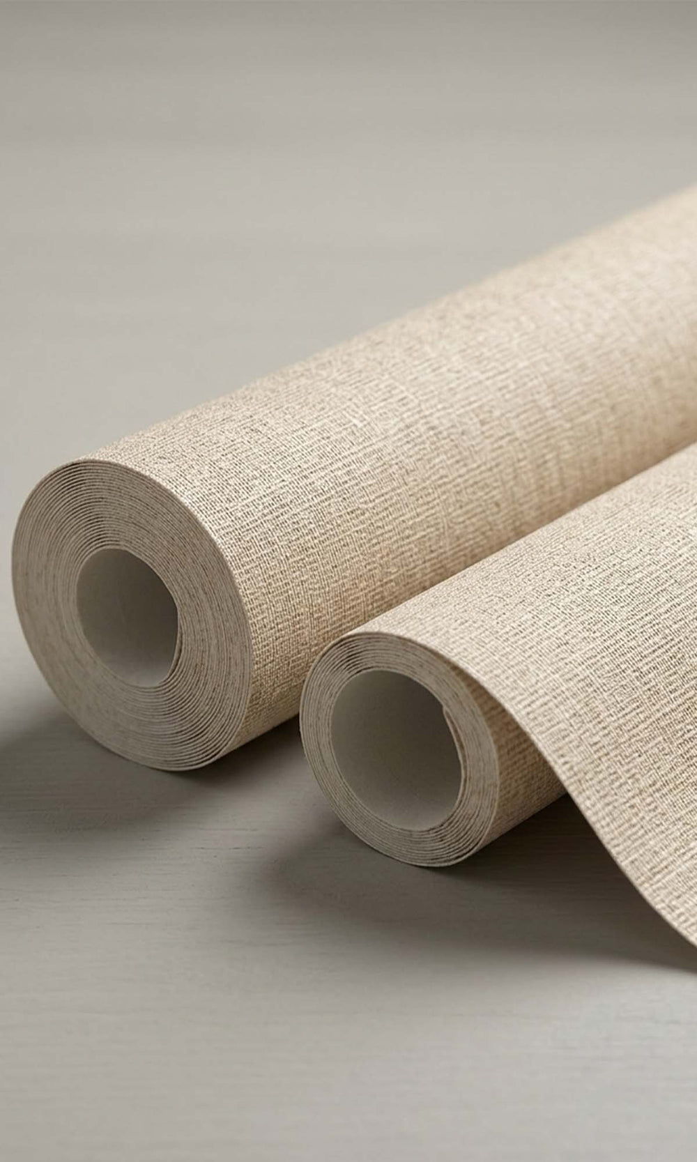 Rustic Beige Faux Hessian Weave Wallpaper R10401