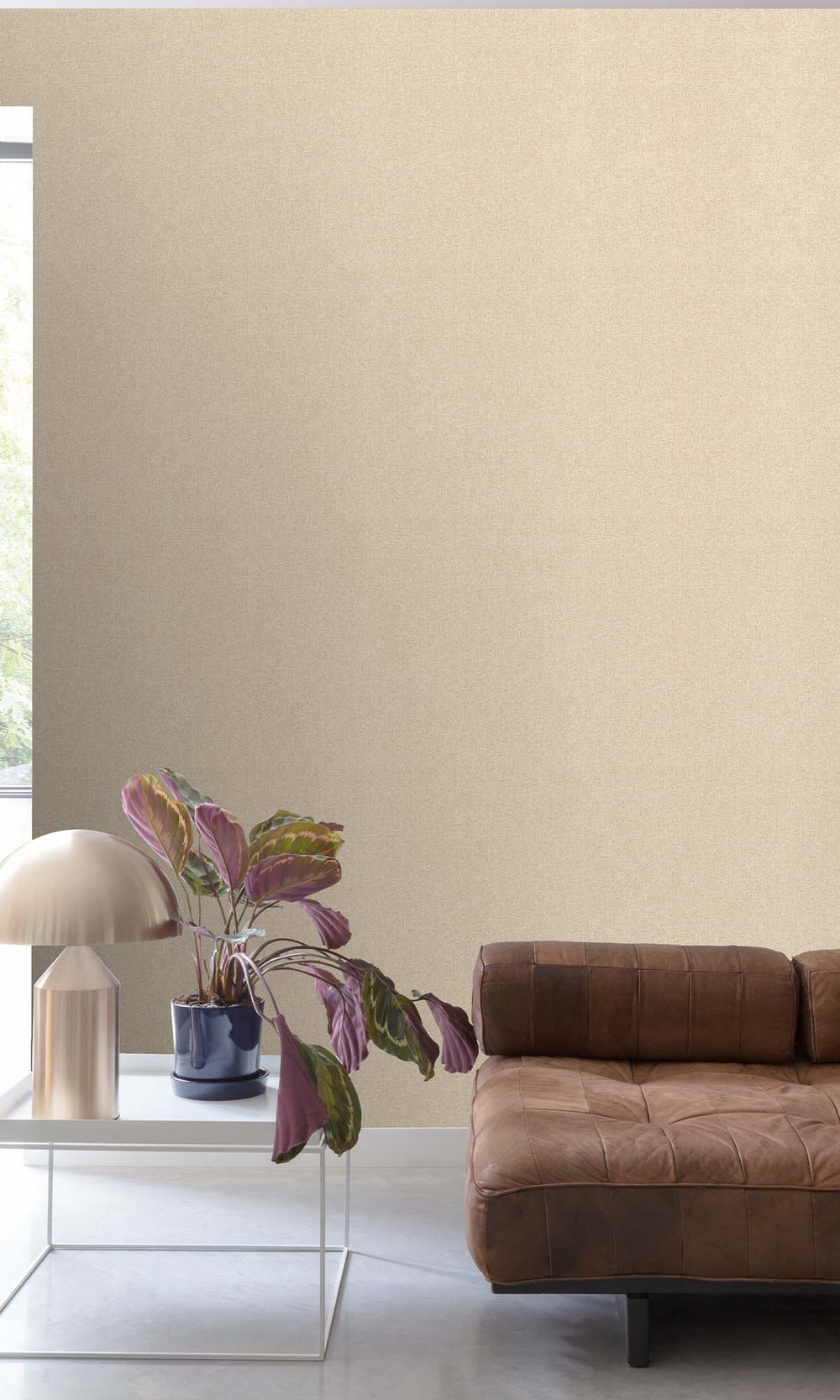 Rustic Beige Faux Hessian Weave Wallpaper R10401