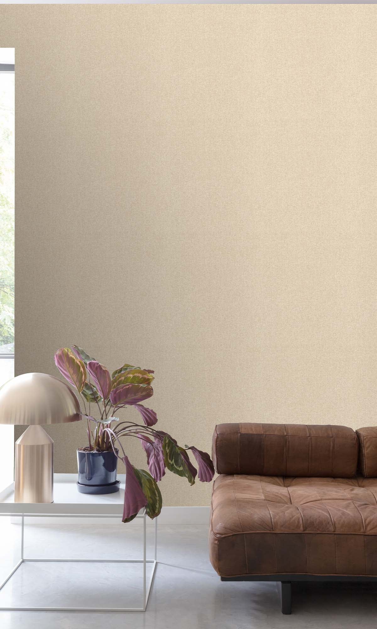 Rustic Beige Faux Hessian Weave Wallpaper R10401
