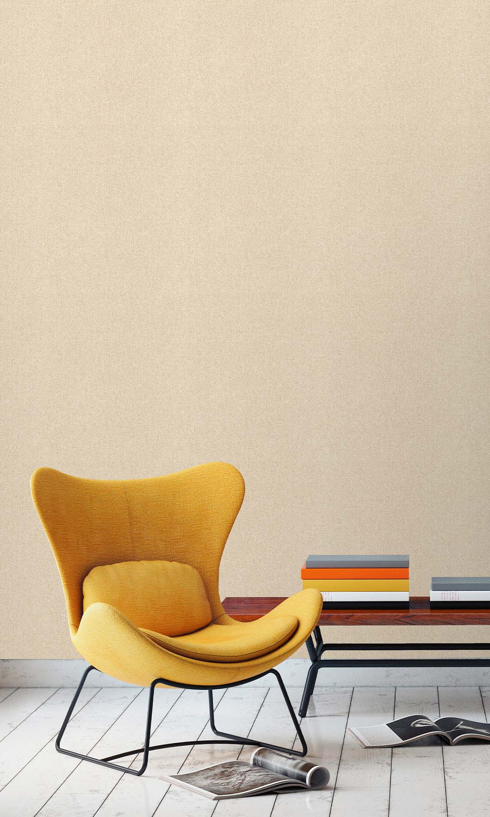 Rustic Beige Faux Hessian Weave Wallpaper R10401