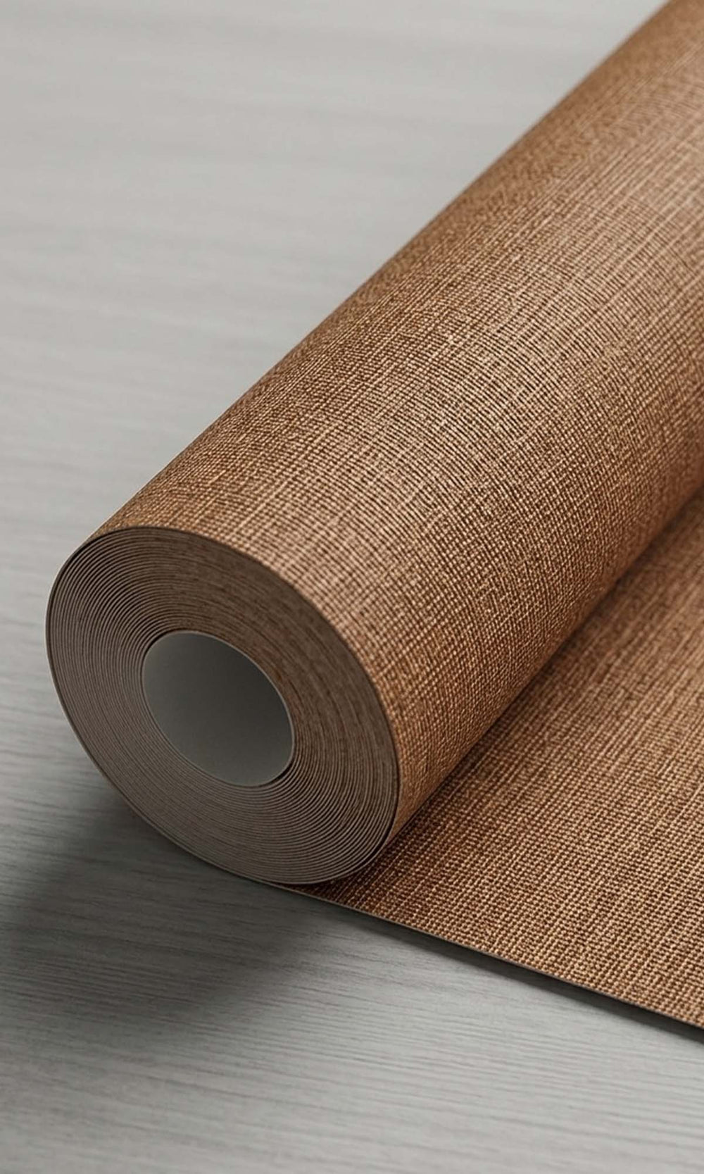 Copper Pot Faux Hessian Weave Wallpaper R10404
