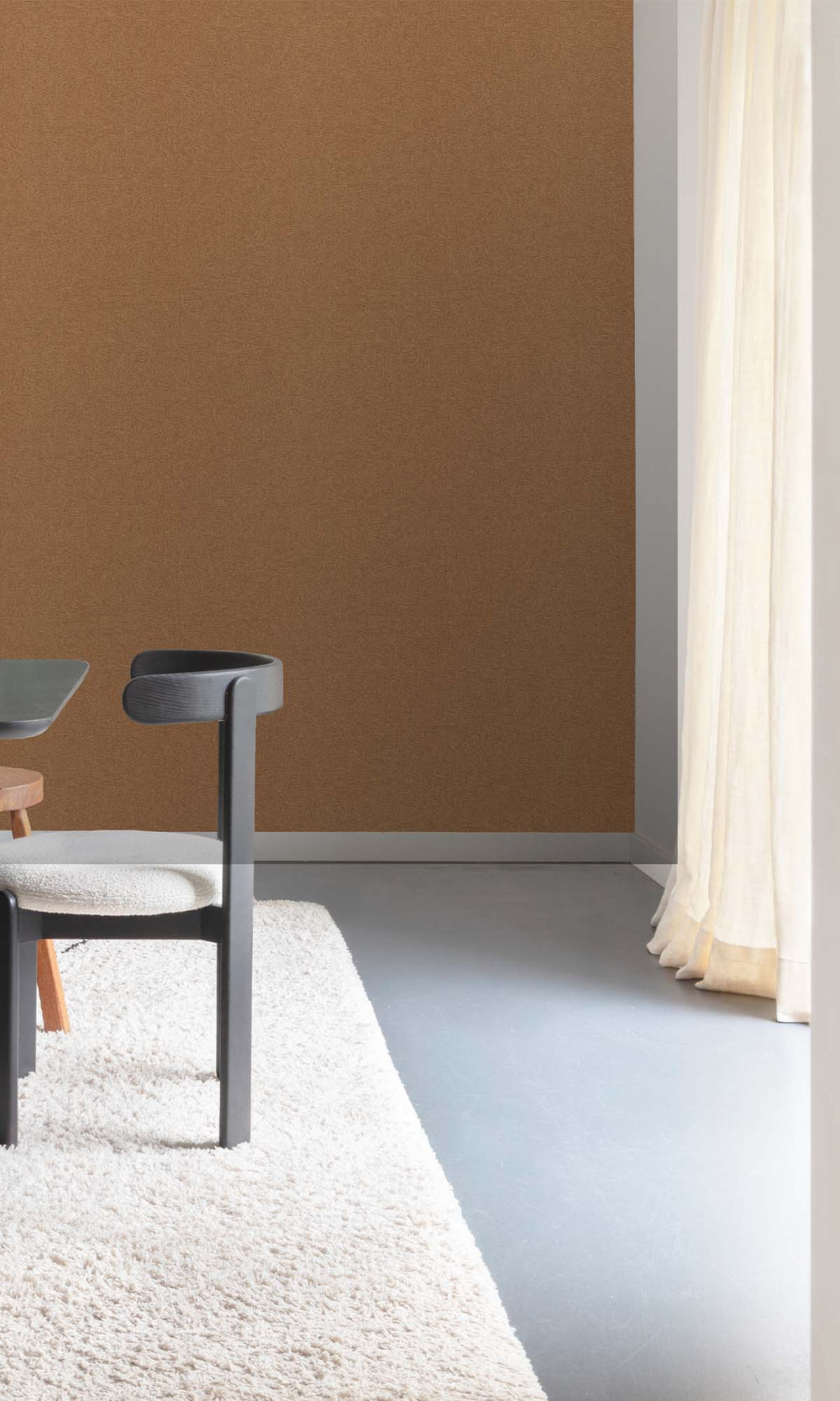 Copper Pot Faux Hessian Weave Wallpaper R10404