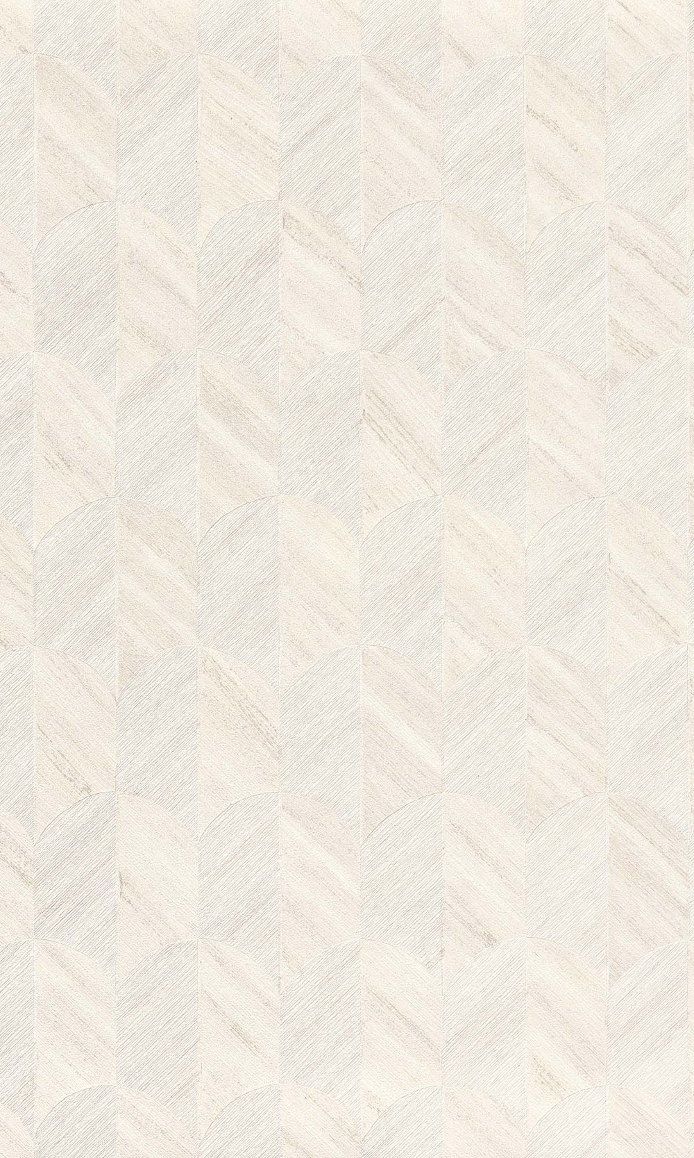 Ivory Mist Geometric Palm Fronds Wallpaper R10408
