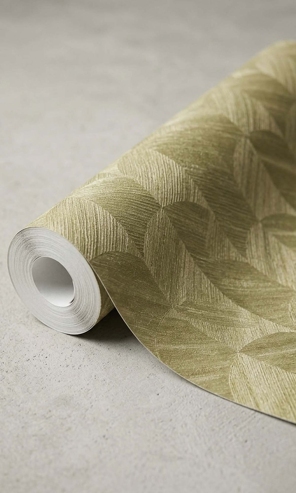 Autumn Sage Geometric Palm Fronds Wallpaper R10409