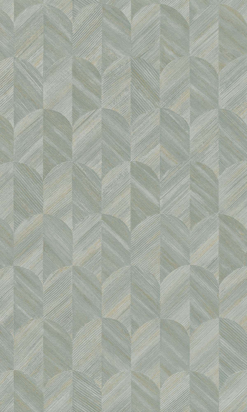 Spanish Green Geometric Palm Fronds Wallpaper R10411