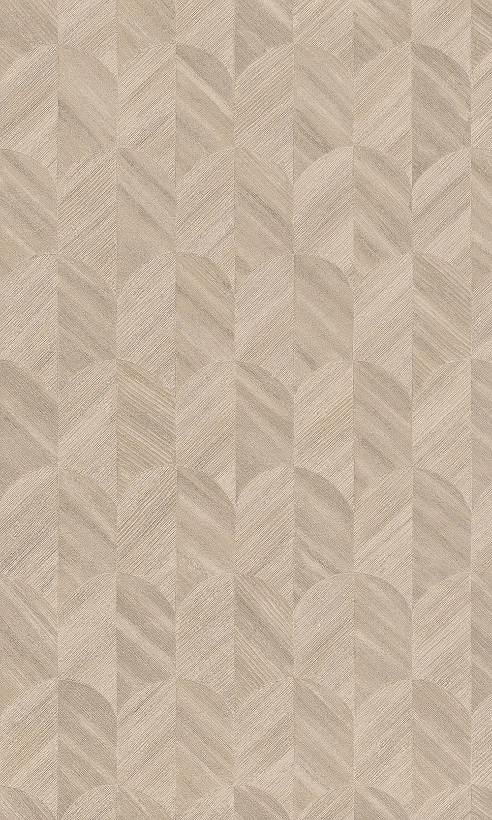 British Khaki Geometric Palm Fronds Wallpaper R10412