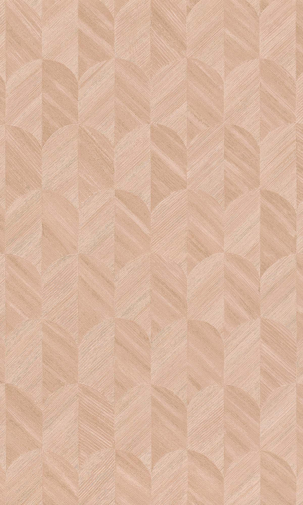 Gypsum Rose Geometric Palm Fronds Wallpaper R10415
