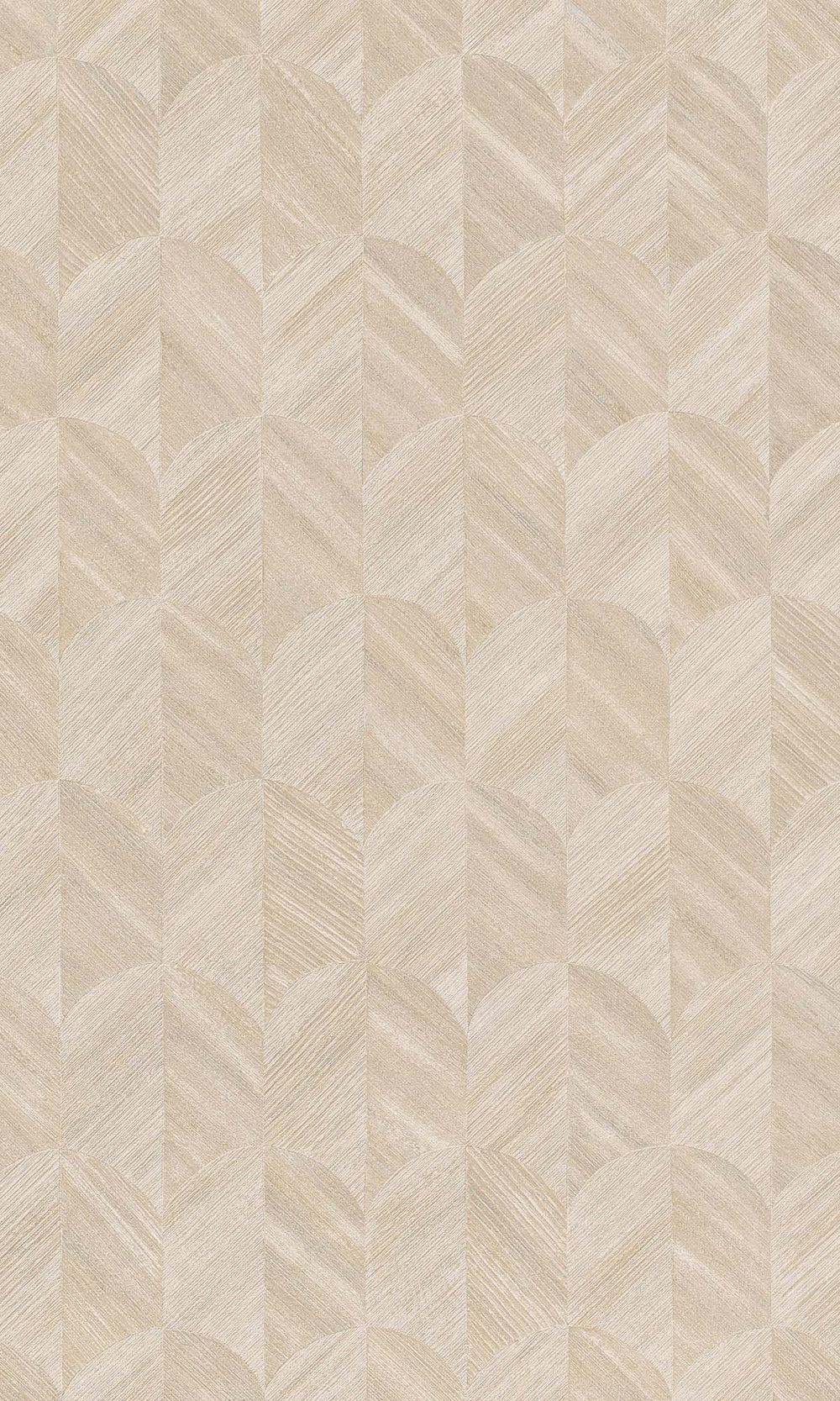 Soft Amber Geometric Palm Fronds Wallpaper R10416