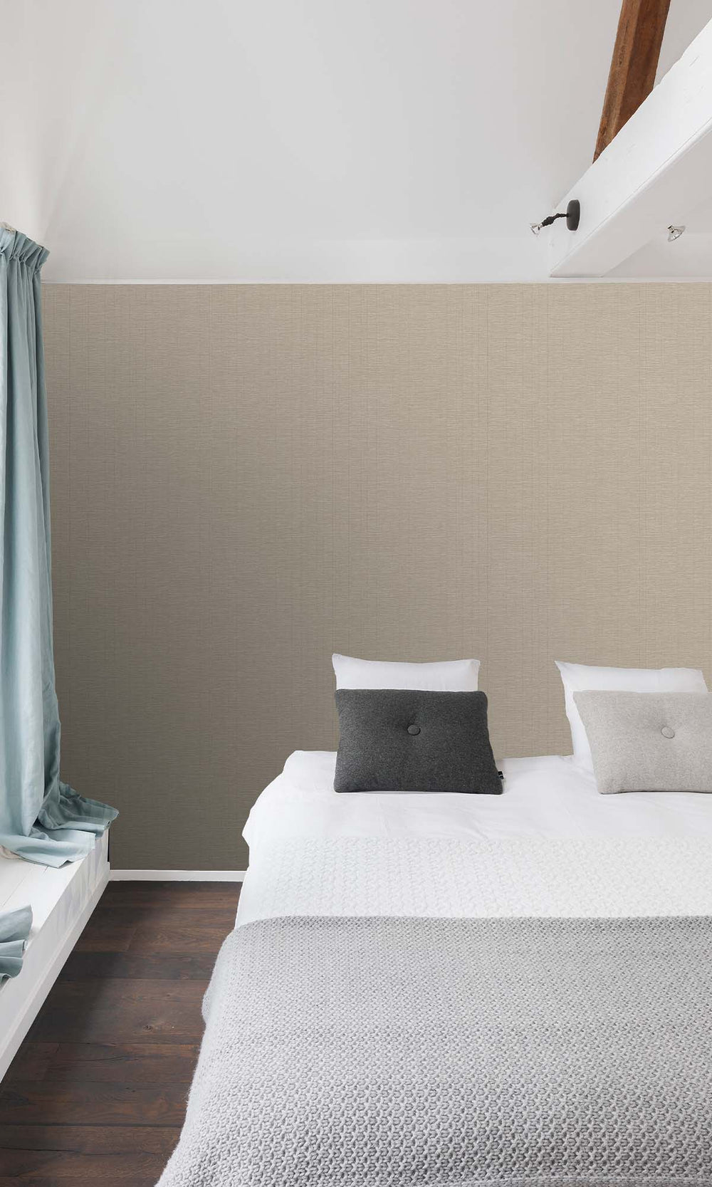 Simply Taupe Faux Sisal Wallpaper R10421