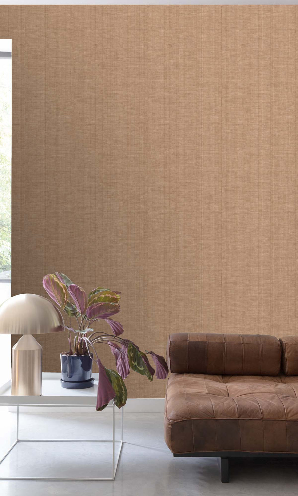 French Oak Faux Sisal Wallpaper R10423
