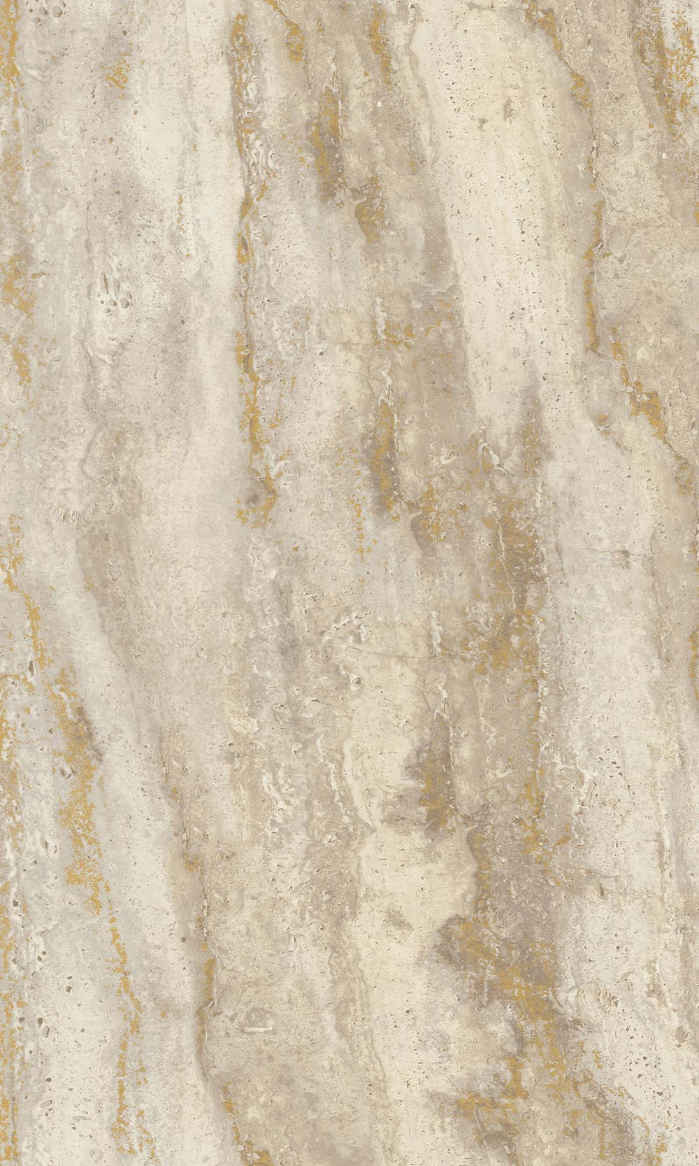 Desert Khaki Faux Travertine Marble Wallpaper R10425