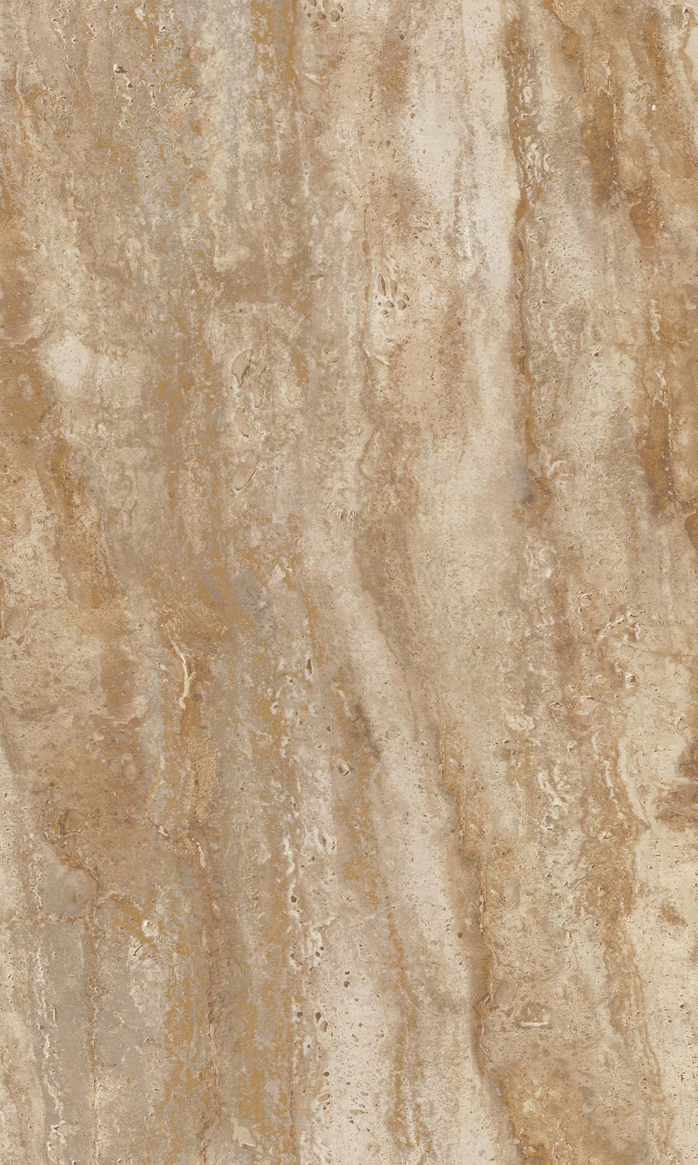 Tan Oak Faux Travertine Marble Wallpaper R10426