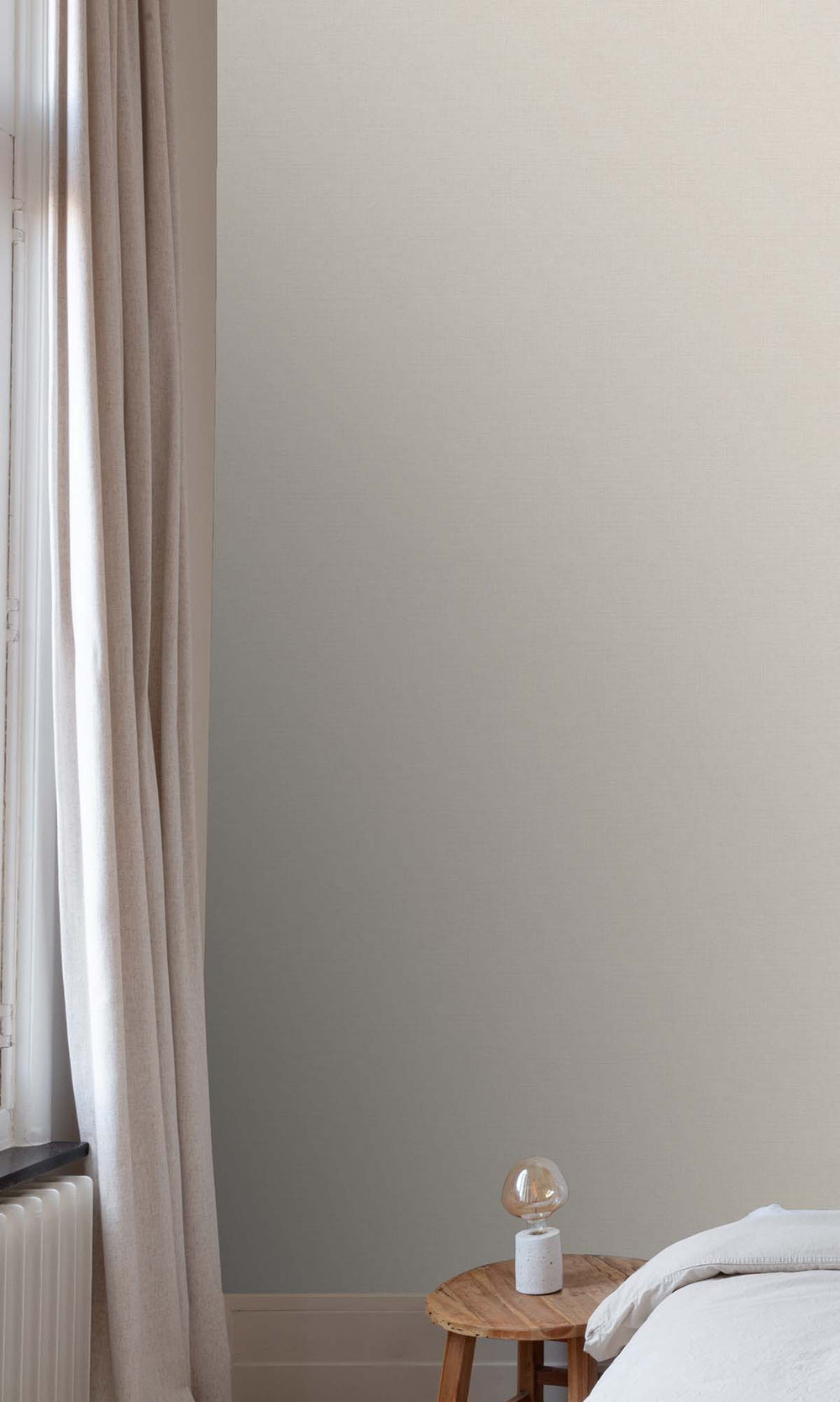 Pearl Oyster Faux Linen Wallpaper R10433
