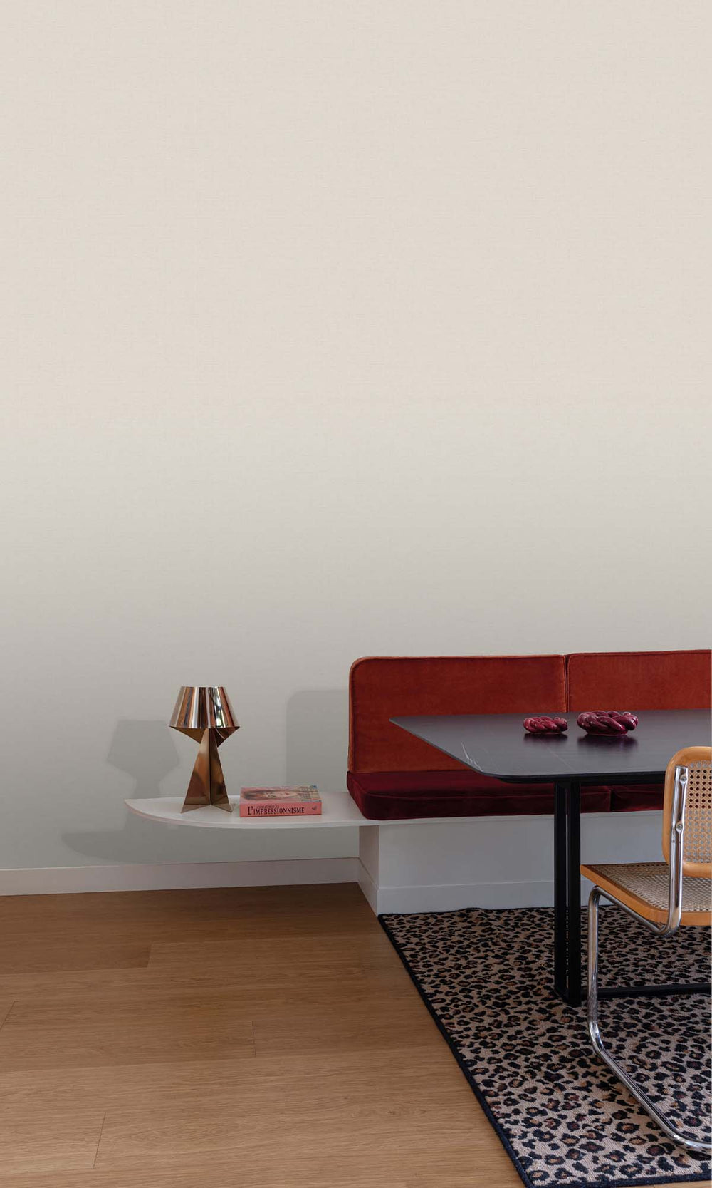 Pearl Oyster Faux Linen Wallpaper R10433