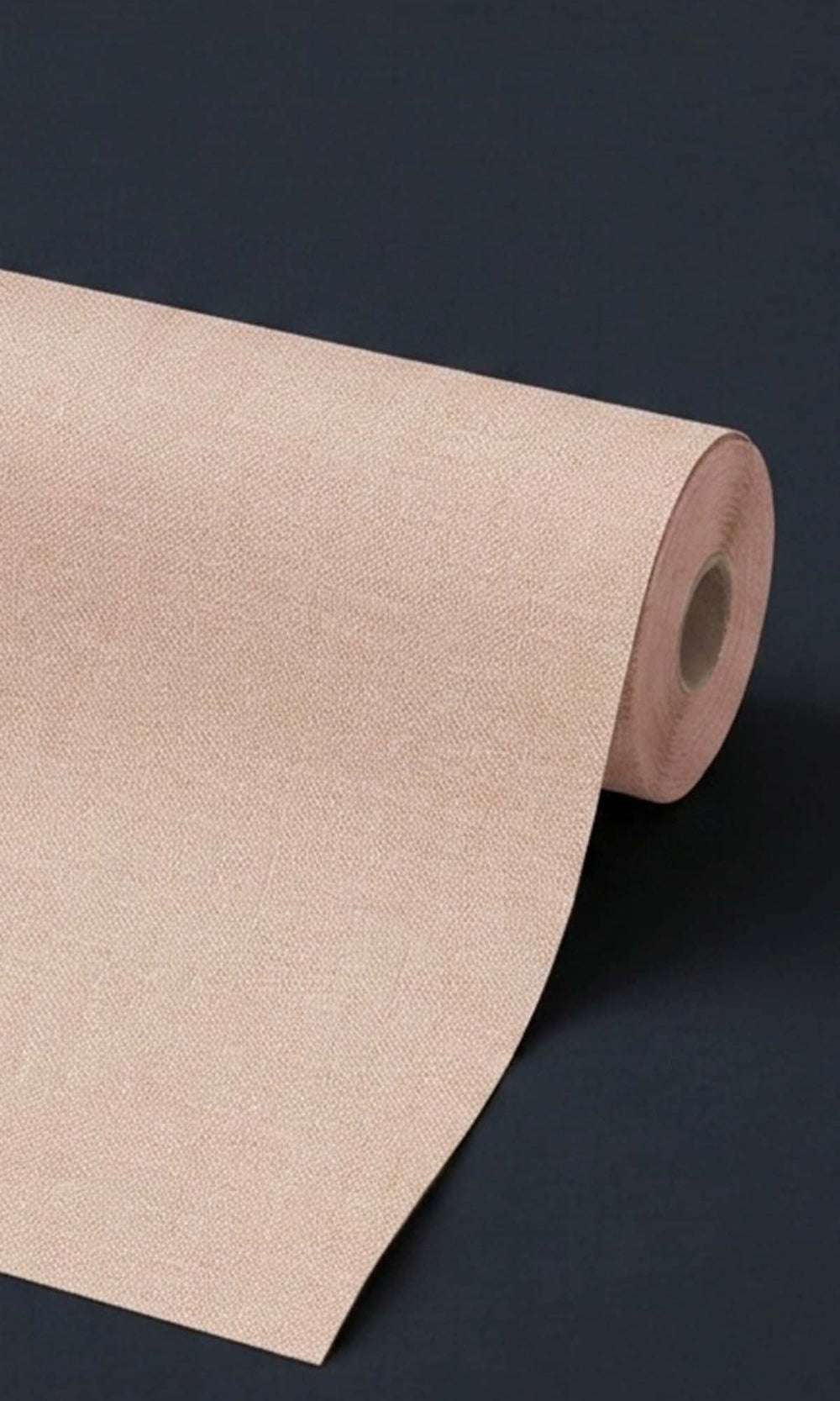 Pastel Rose Tan Faux Linen Wallpaper R10436