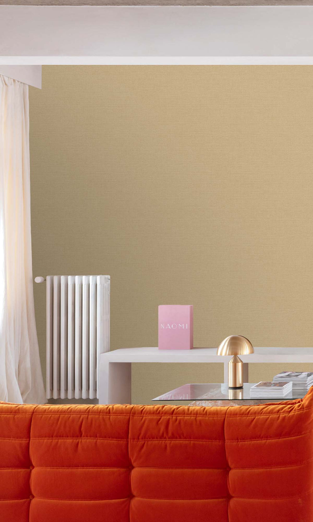 Subtle Suede Faux Linen Wallpaper R10437