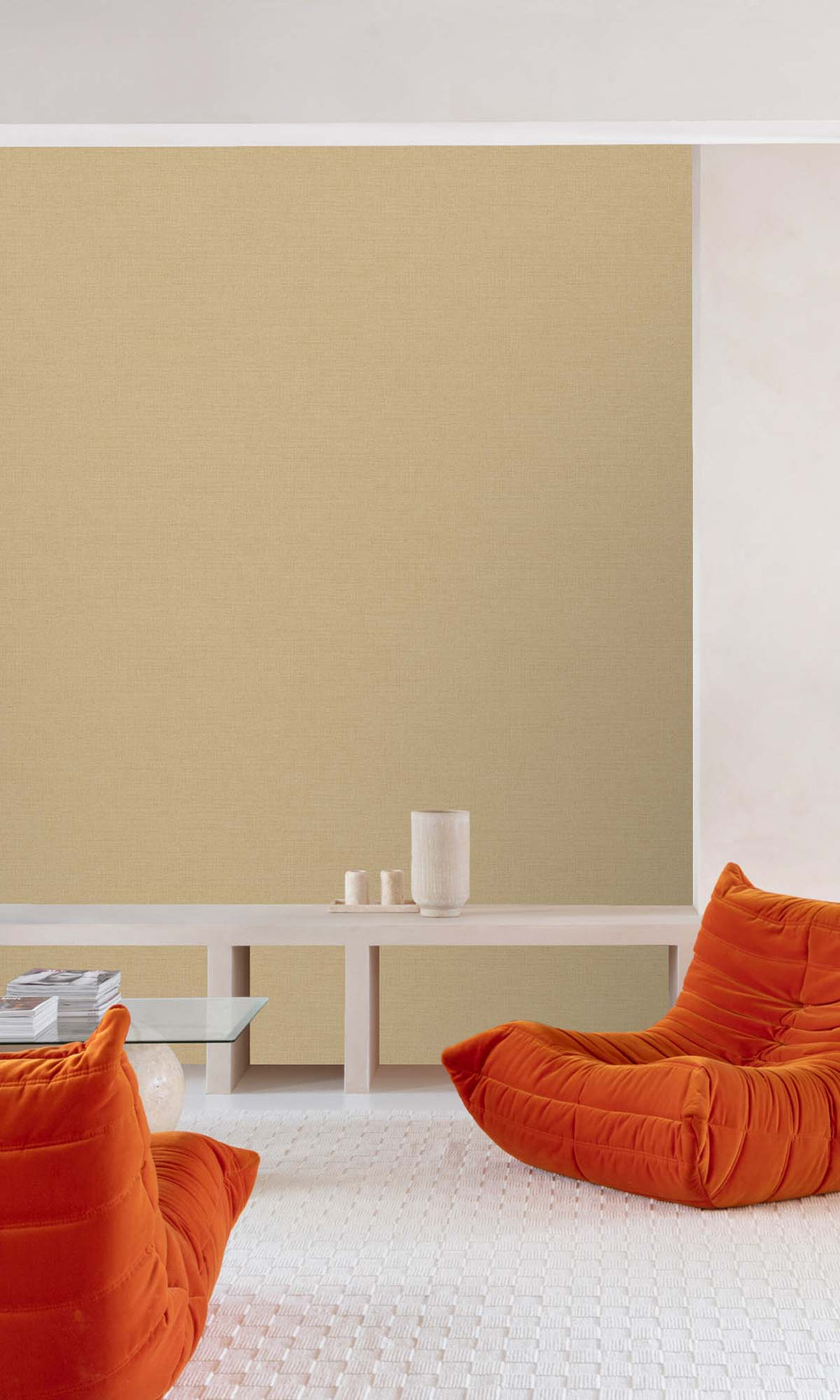 Subtle Suede Faux Linen Wallpaper R10437